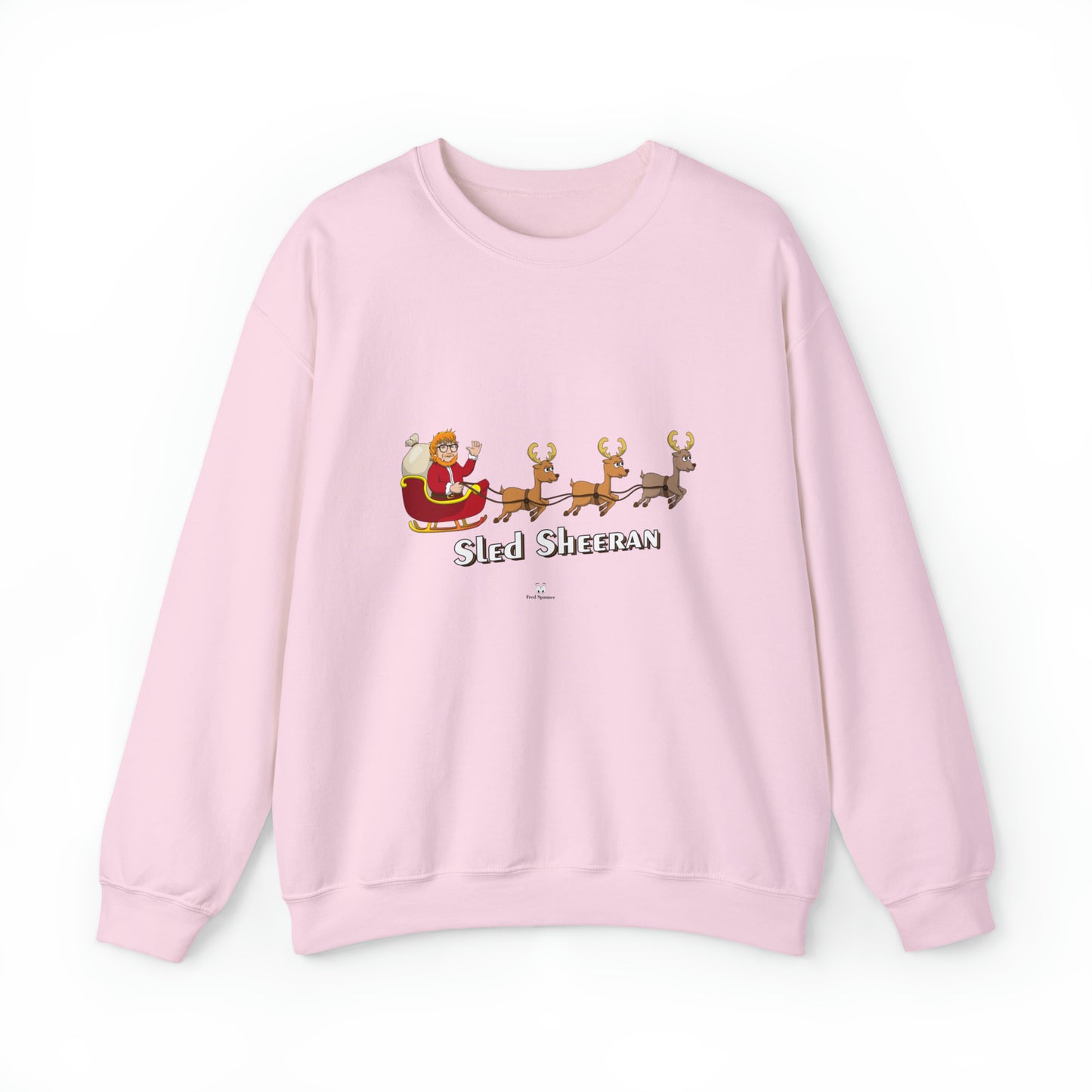 Sled Sheeran Christmas sweatshirt