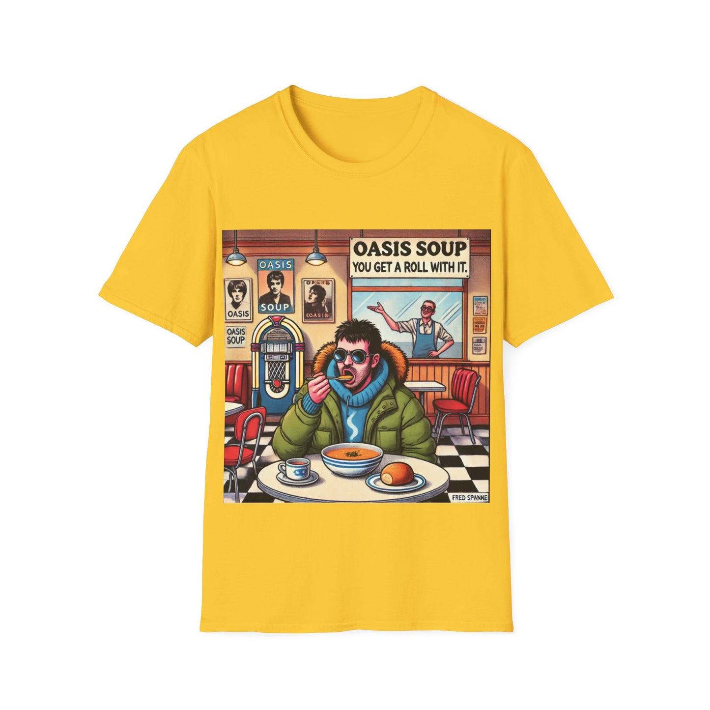 Oasis Soup- You get a roll with it