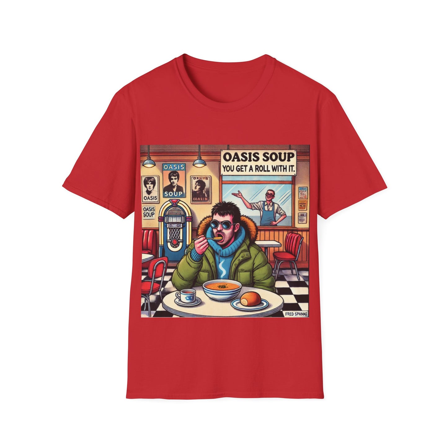 Oasis Soup- You get a roll with it