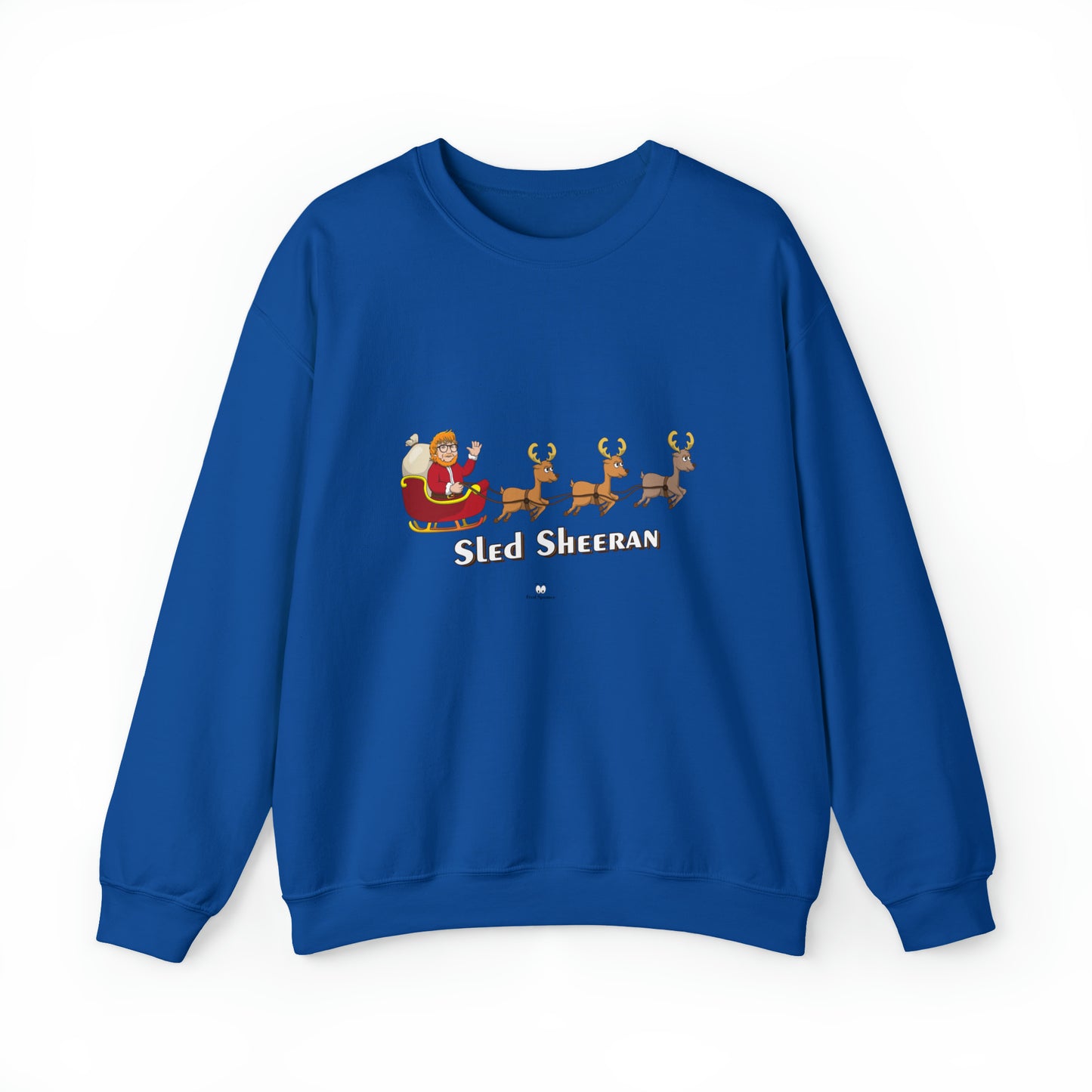 Sled Sheeran Christmas sweatshirt