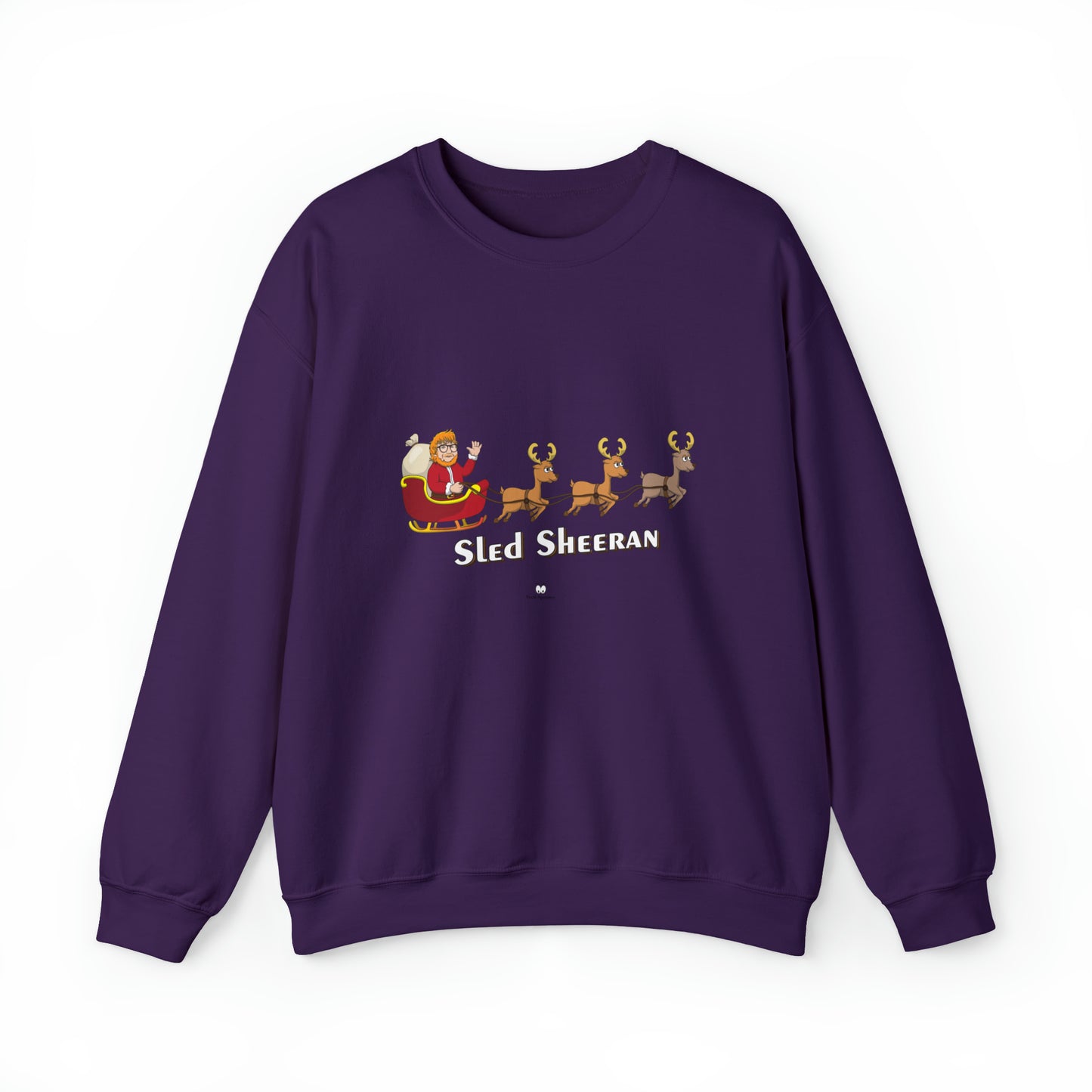 Sled Sheeran Christmas sweatshirt