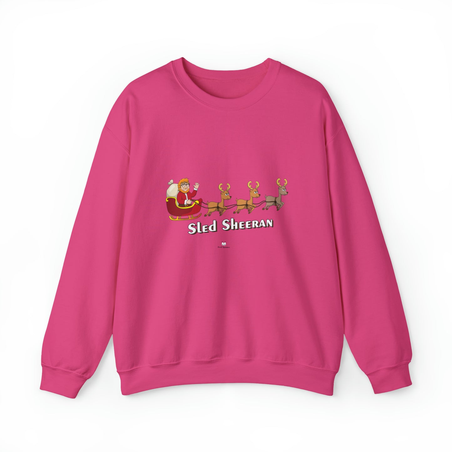 Sled Sheeran Christmas sweatshirt