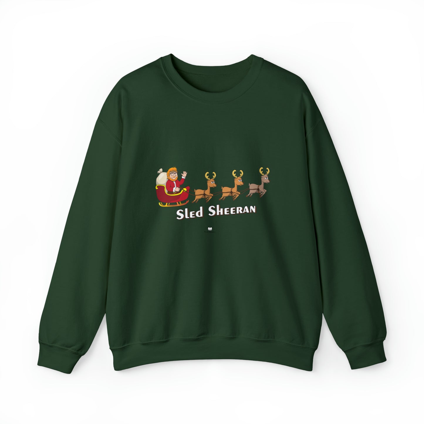 Sled Sheeran Christmas sweatshirt
