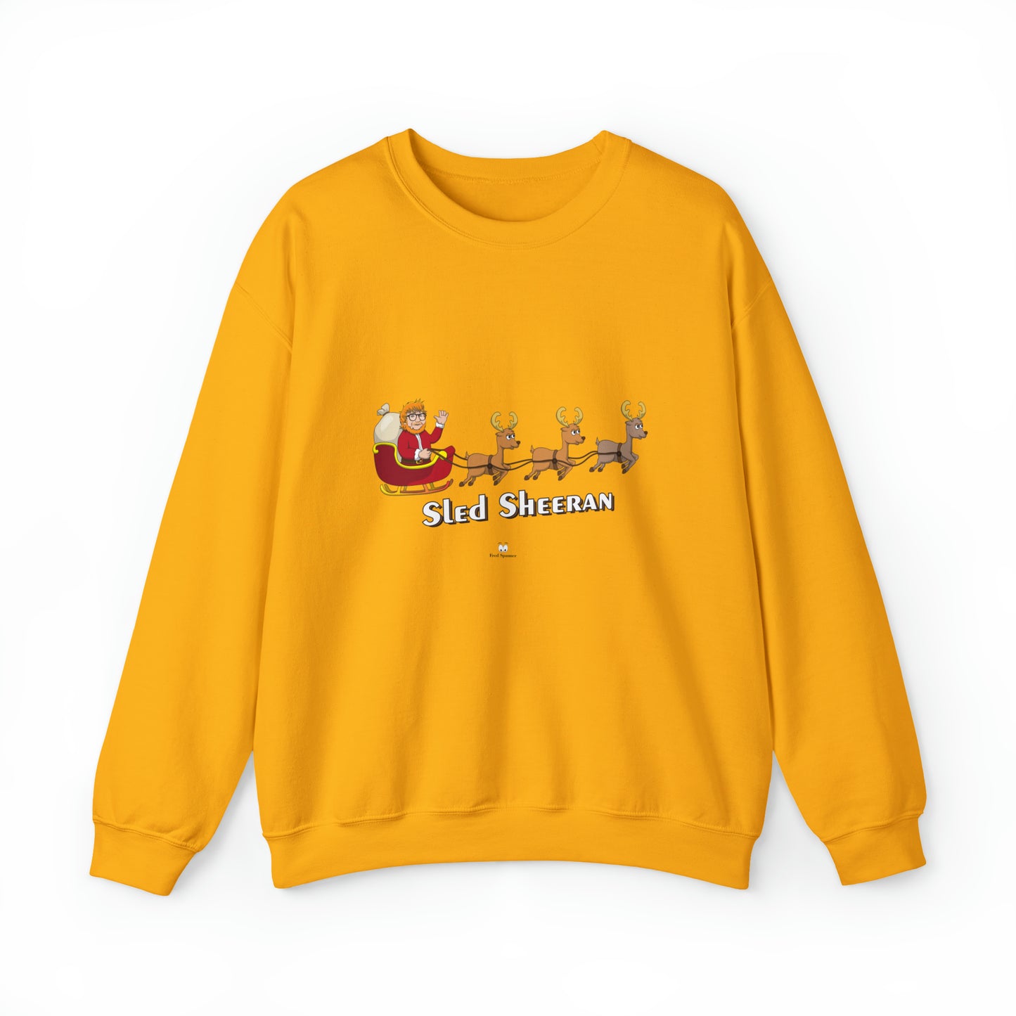 Sled Sheeran Christmas sweatshirt