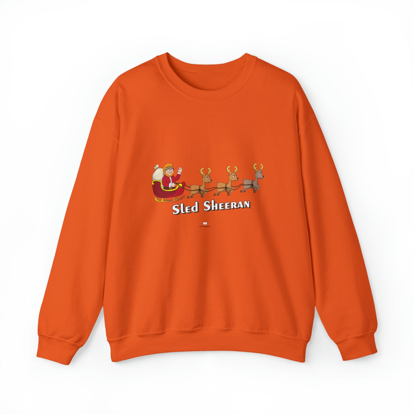Sled Sheeran Christmas sweatshirt
