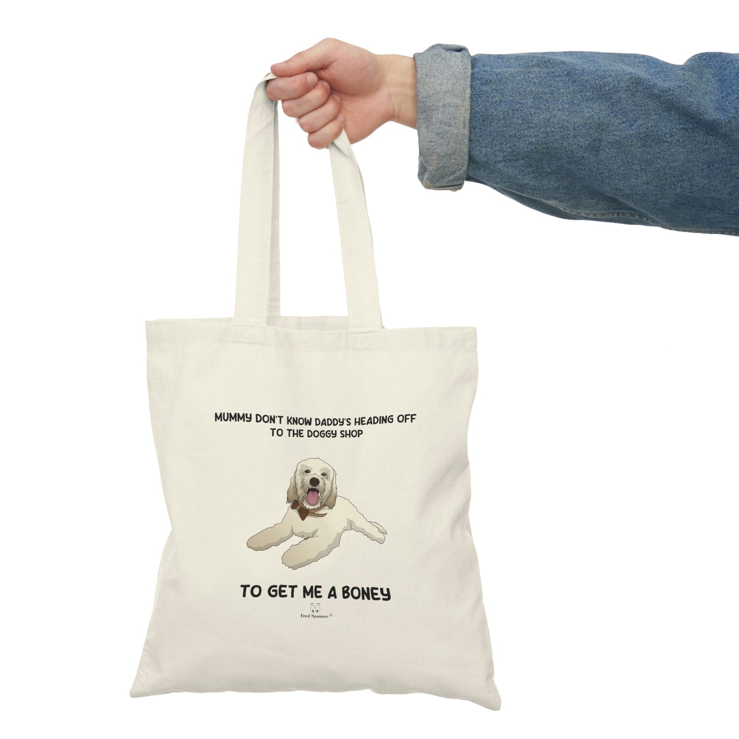 Doggy Shop- Natural Tote Bag