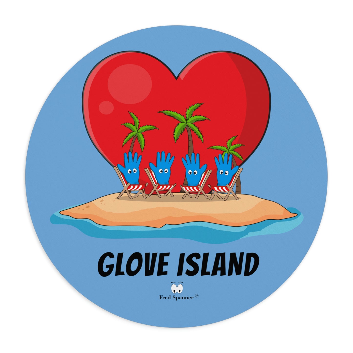 Glove Island - Mouse Pad