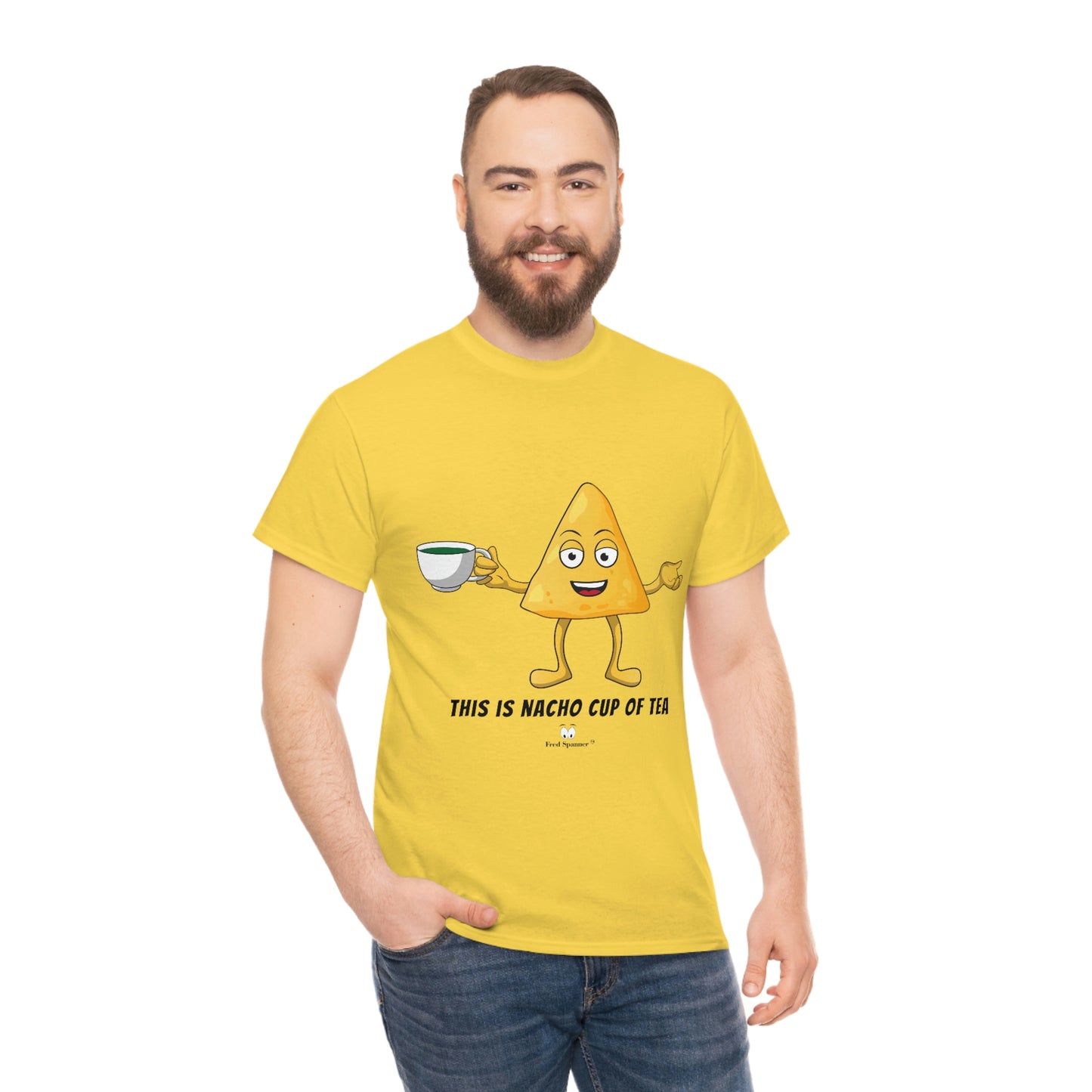 This is nacho cup of tea. Cotton Tee