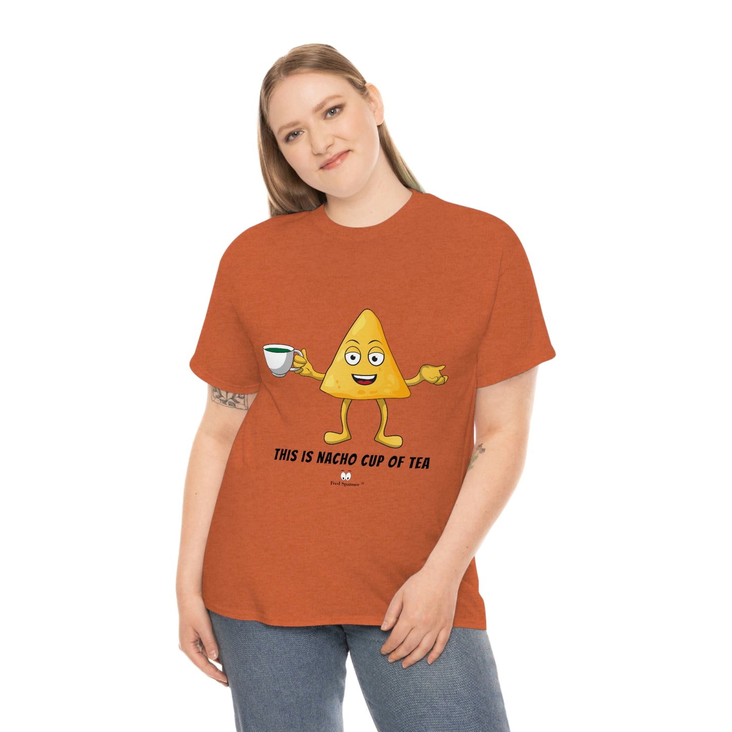 This is nacho cup of tea. Cotton Tee