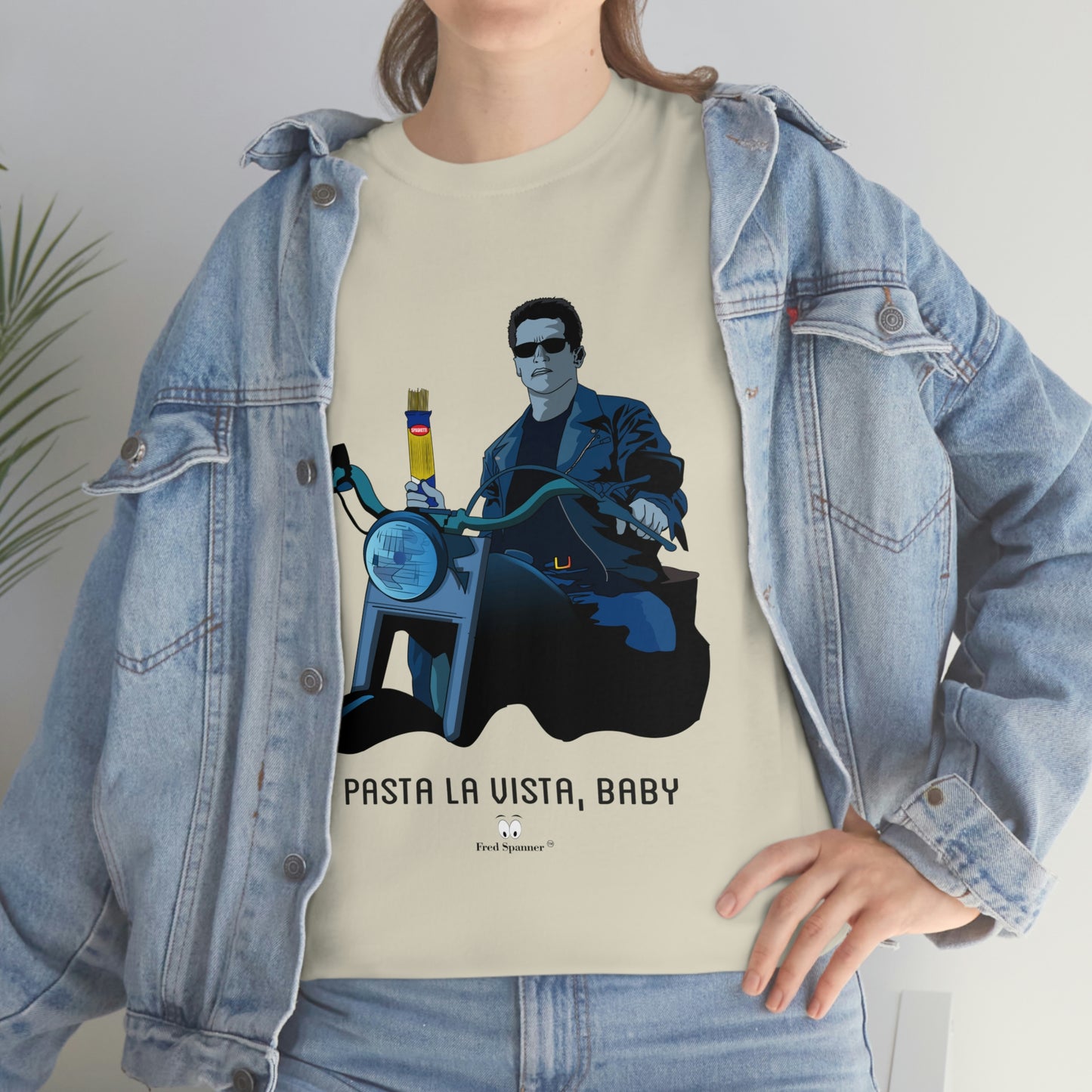 Pasta La Vista, Baby- Heavy Cotton Tee