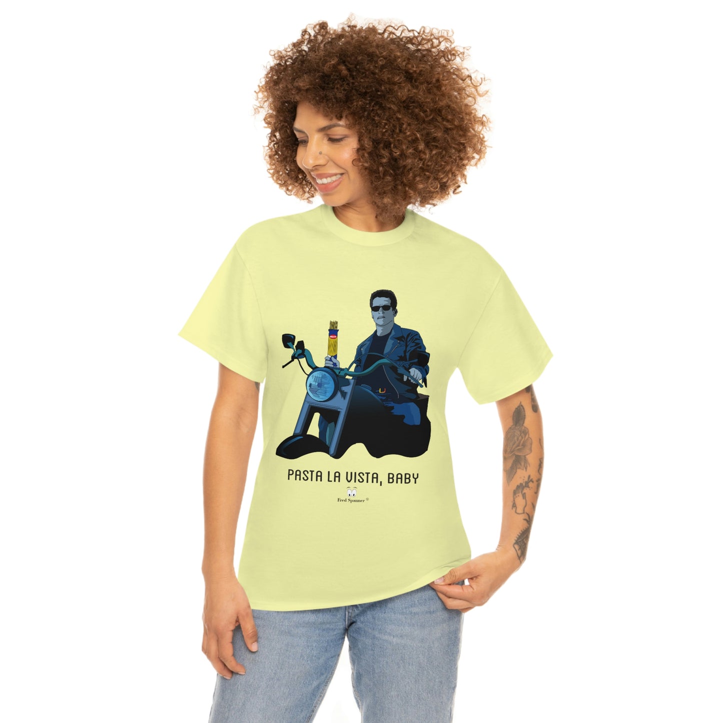 Pasta La Vista, Baby- Heavy Cotton Tee