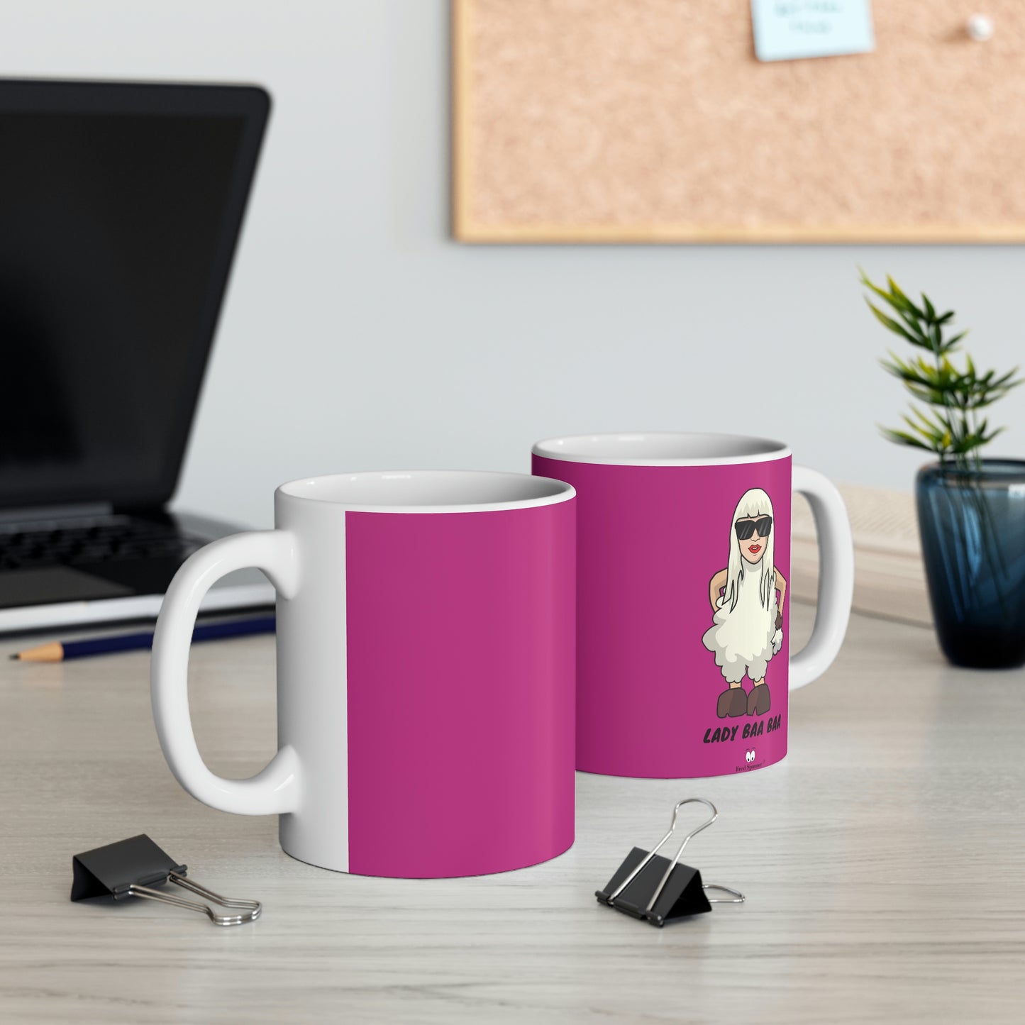 Lady Baa Baa Ceramic Coffee Cup