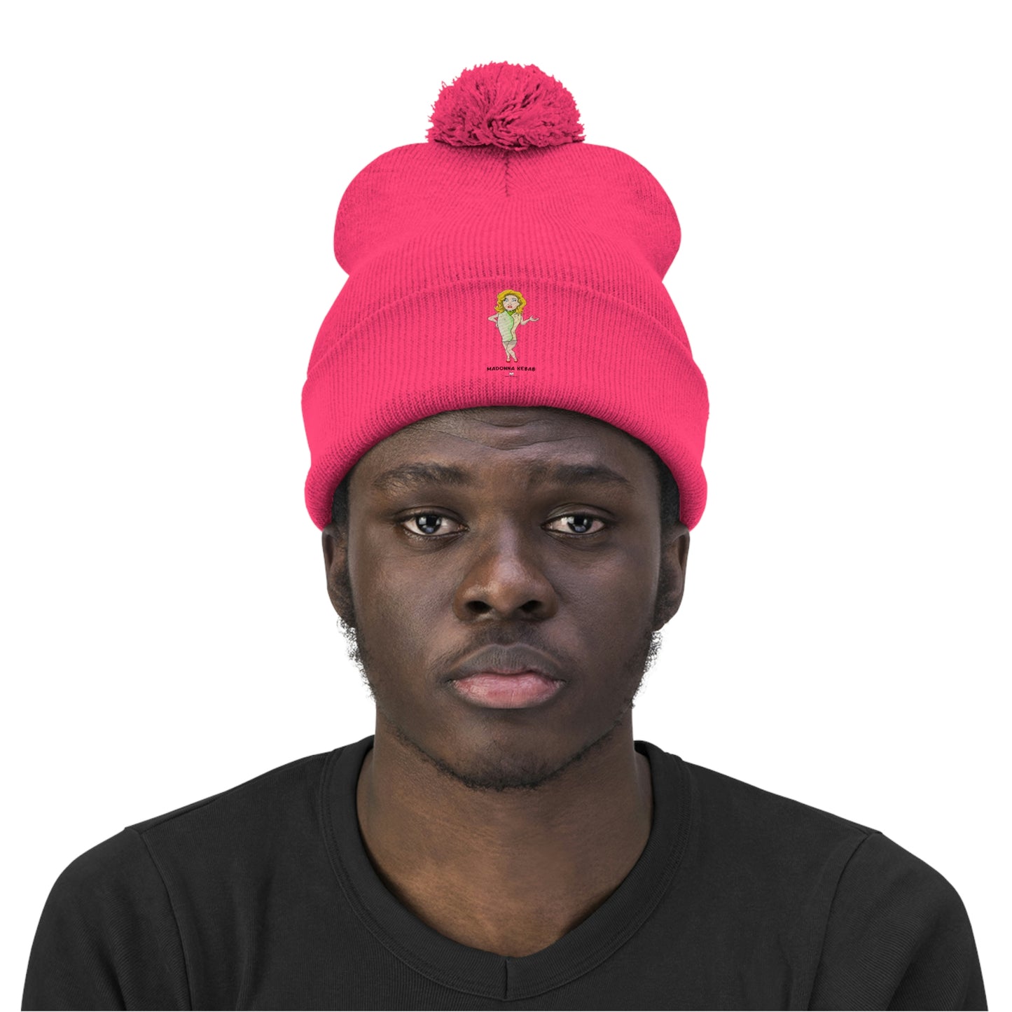 Madonna Kebab Pom Pom Beanie