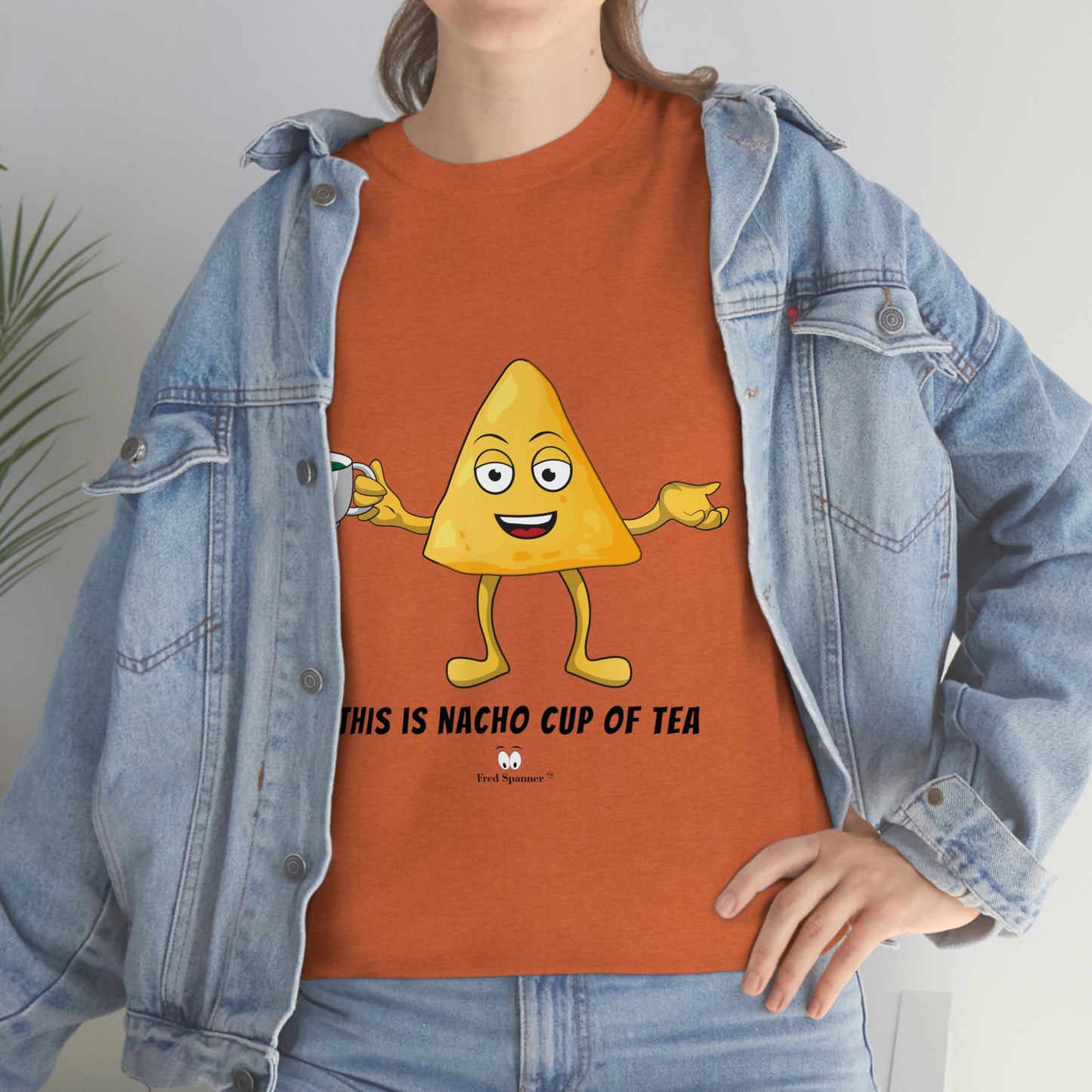 This is nacho cup of tea. Cotton Tee