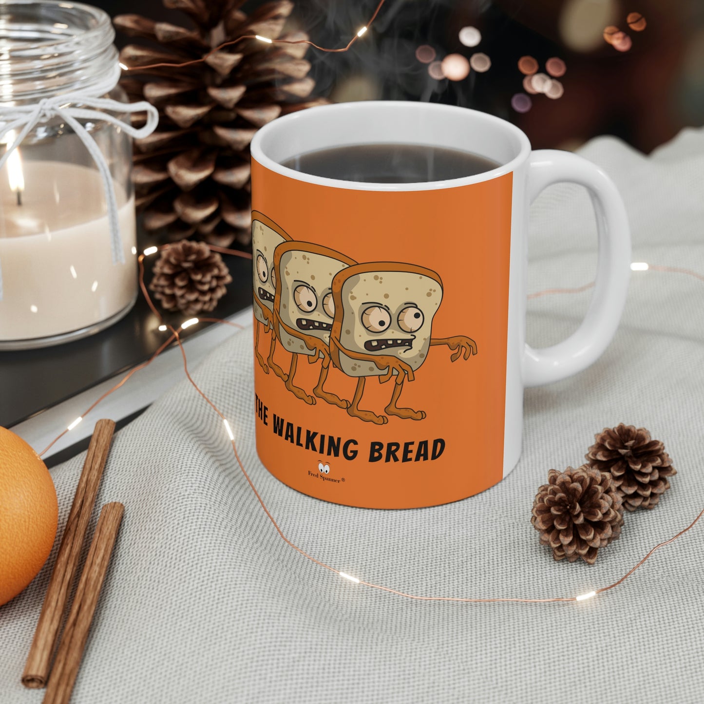 The Walking Bread- Ceramic Coffee Cup