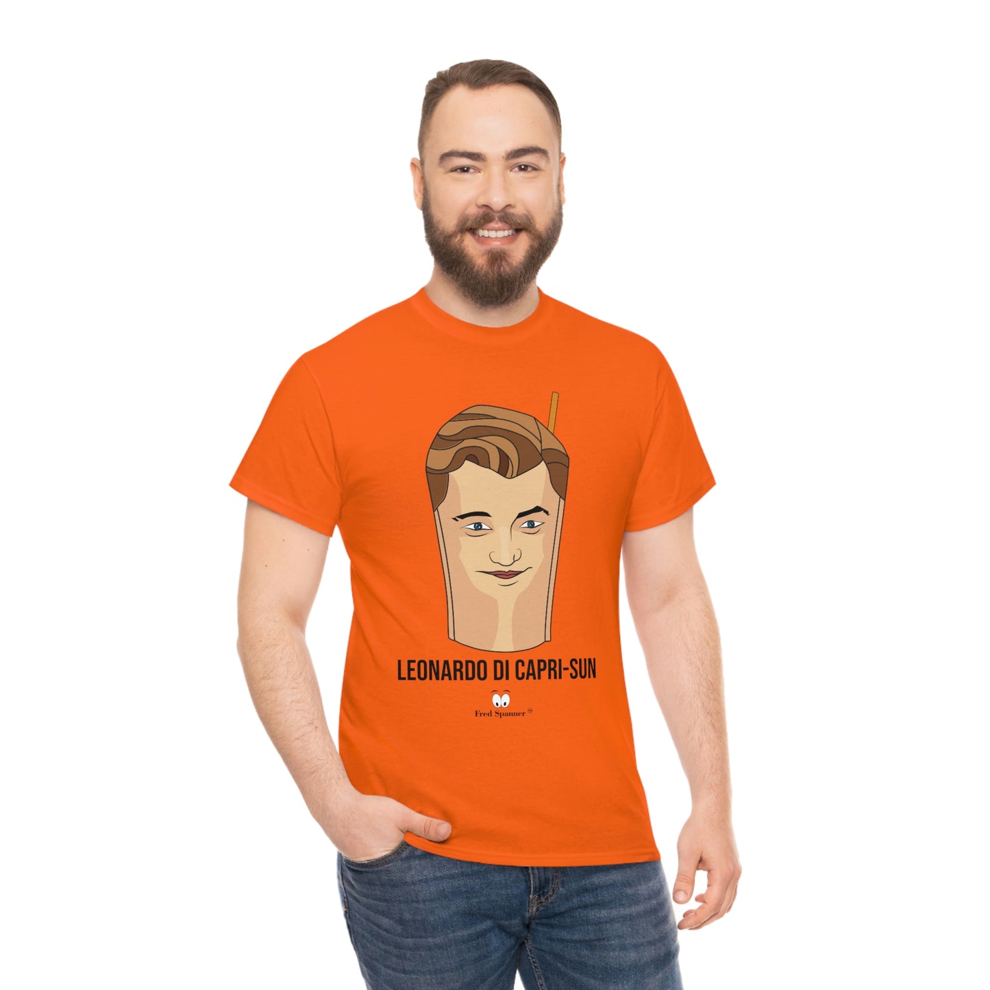 Leonardo Di Capri-Sun Unisex Heavy Cotton Tee