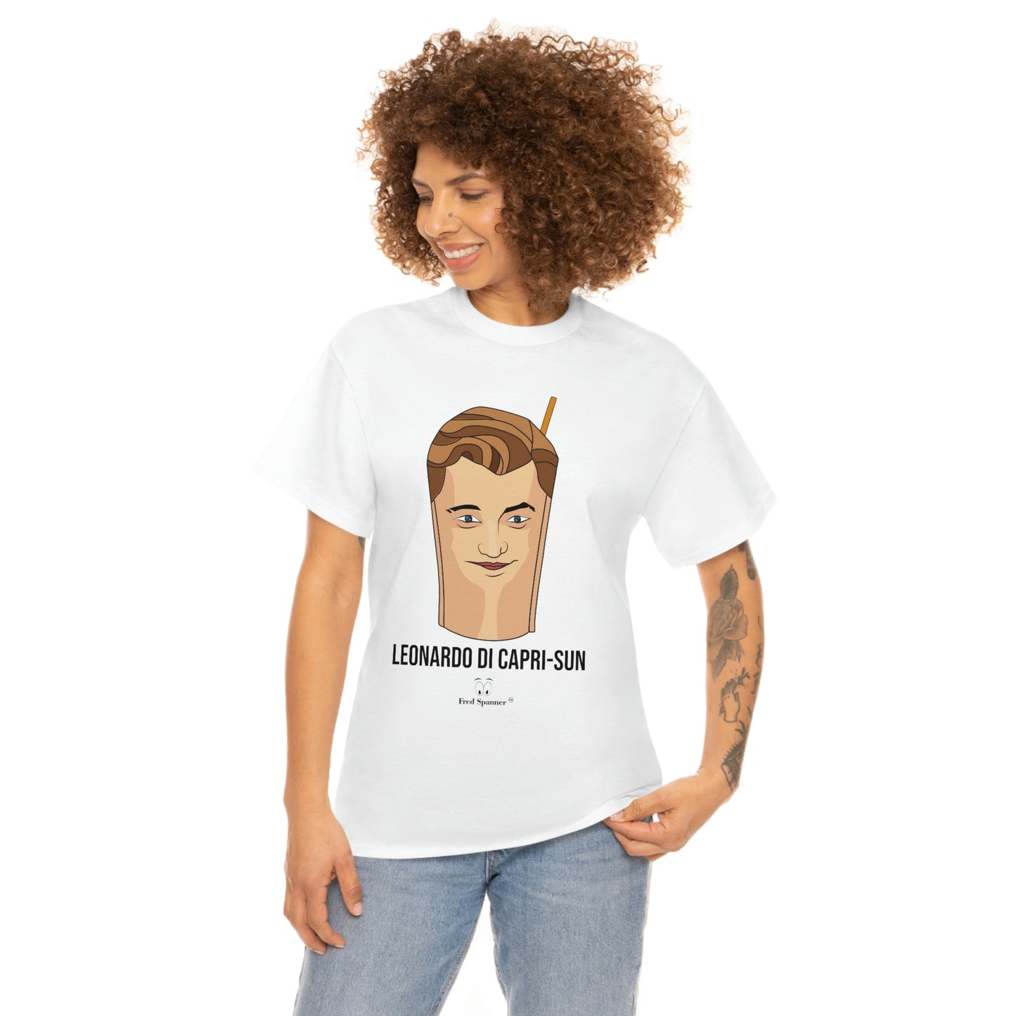 Leonardo Di Capri-Sun Unisex Heavy Cotton Tee