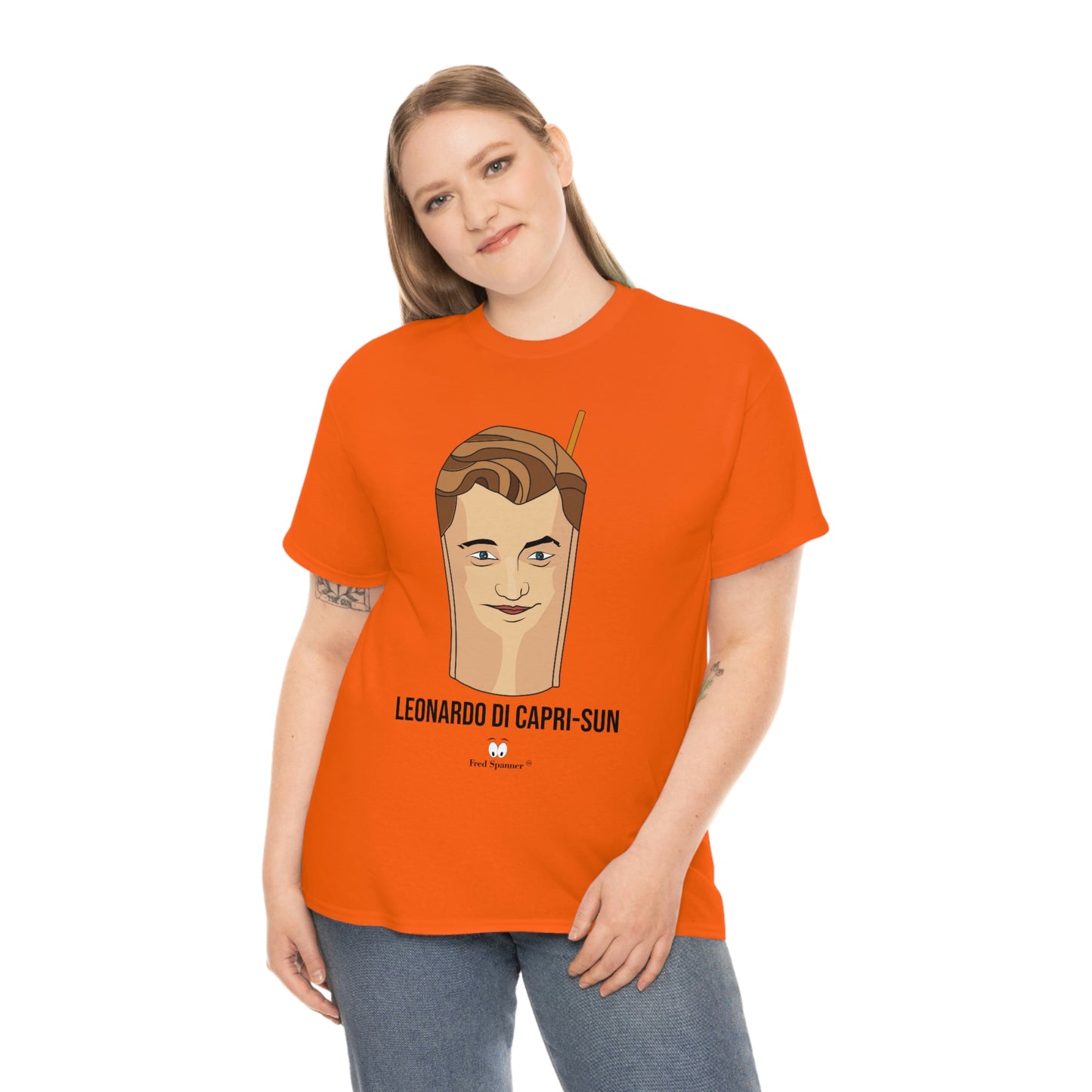 Leonardo Di Capri-Sun Unisex Heavy Cotton Tee