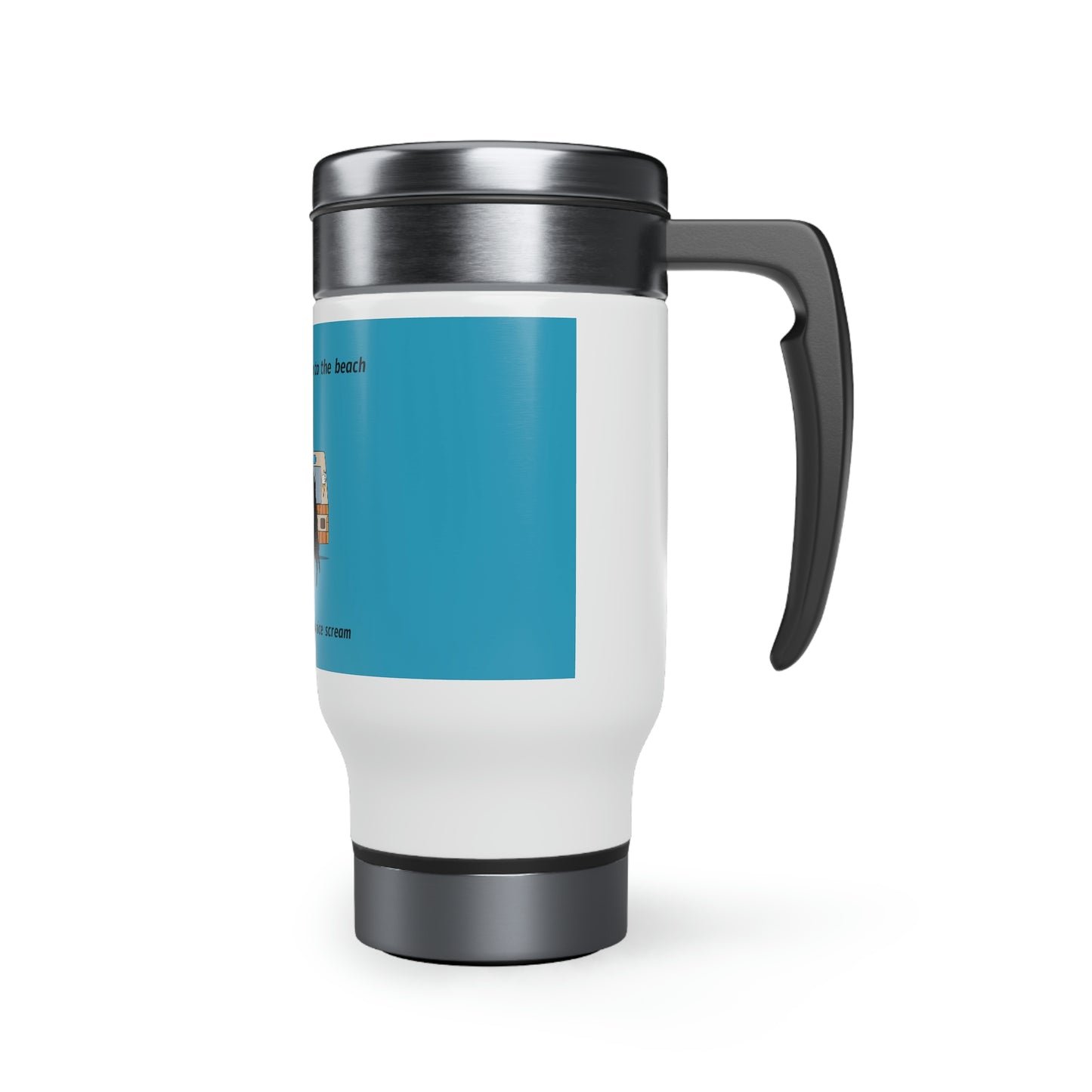 Scream- Stainless Steel Travel Mug with Handle, 14oz