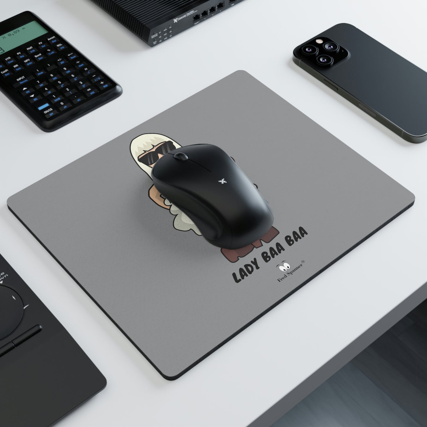 Lady Baa Baa Rectangular Mouse Pad