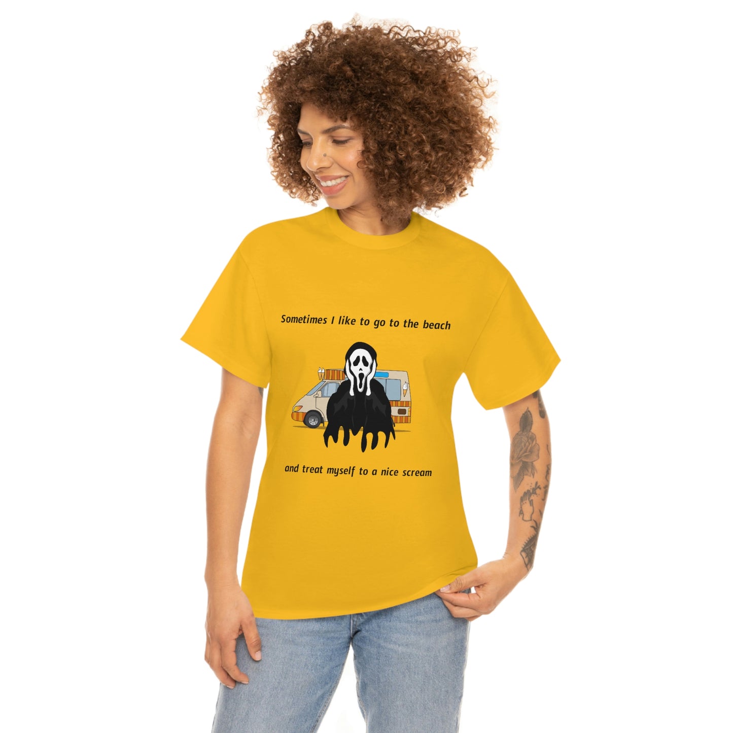 Nice Scream- Unisex Heavy Cotton Tee