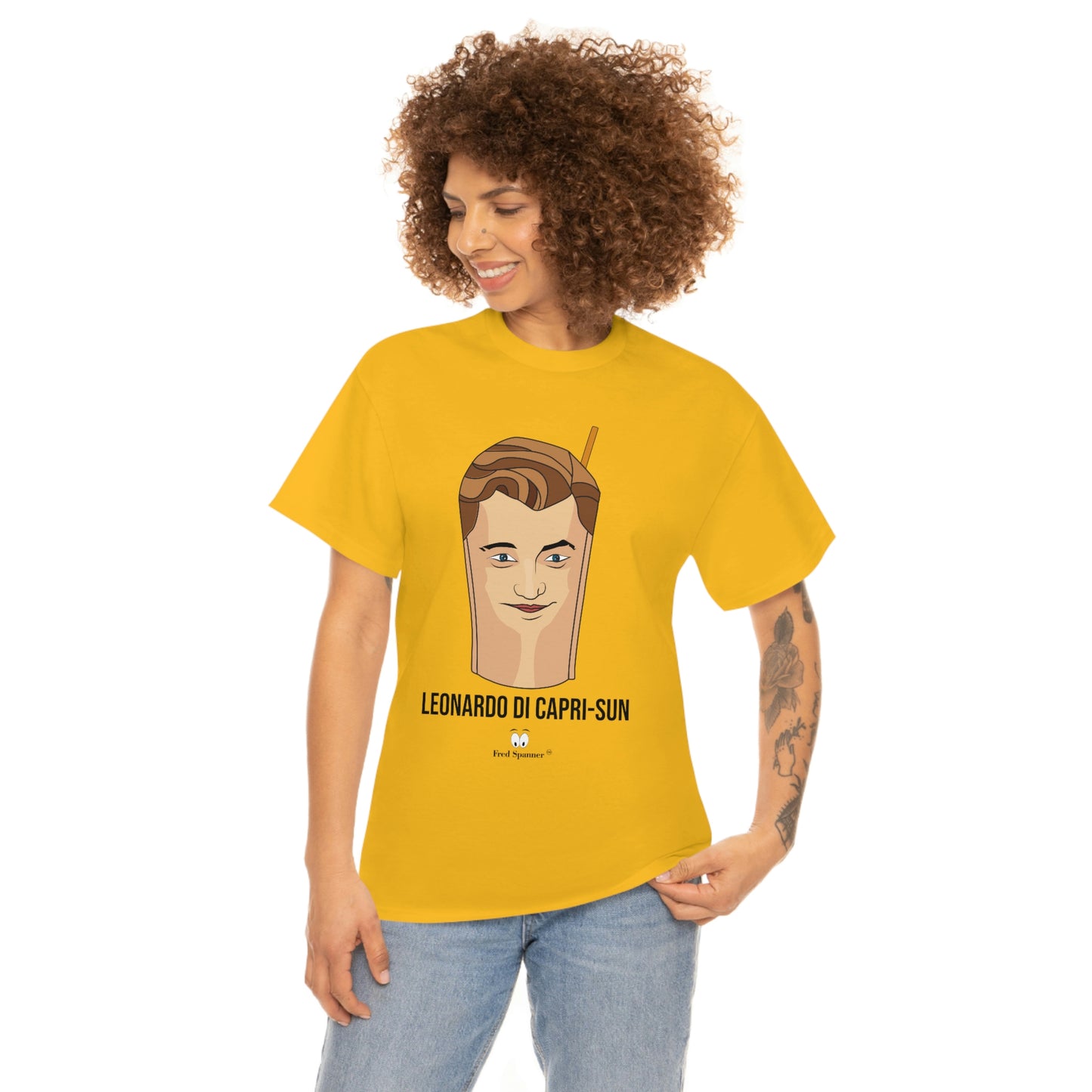 Leonardo Di Capri-Sun Unisex Heavy Cotton Tee