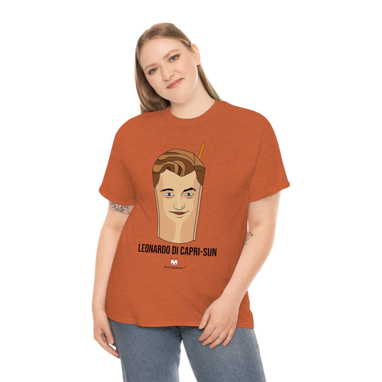 Leonardo Di Capri-Sun Unisex Heavy Cotton Tee
