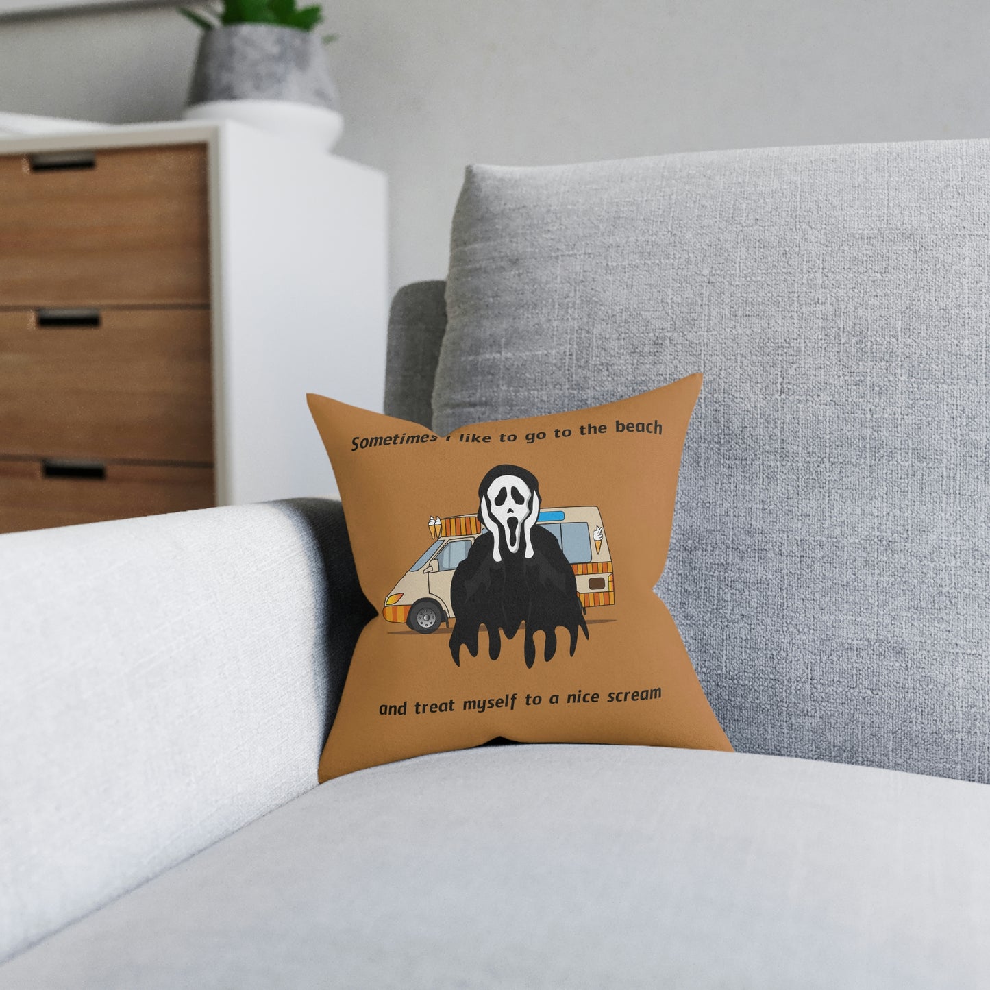 Scream- Square Pillow
