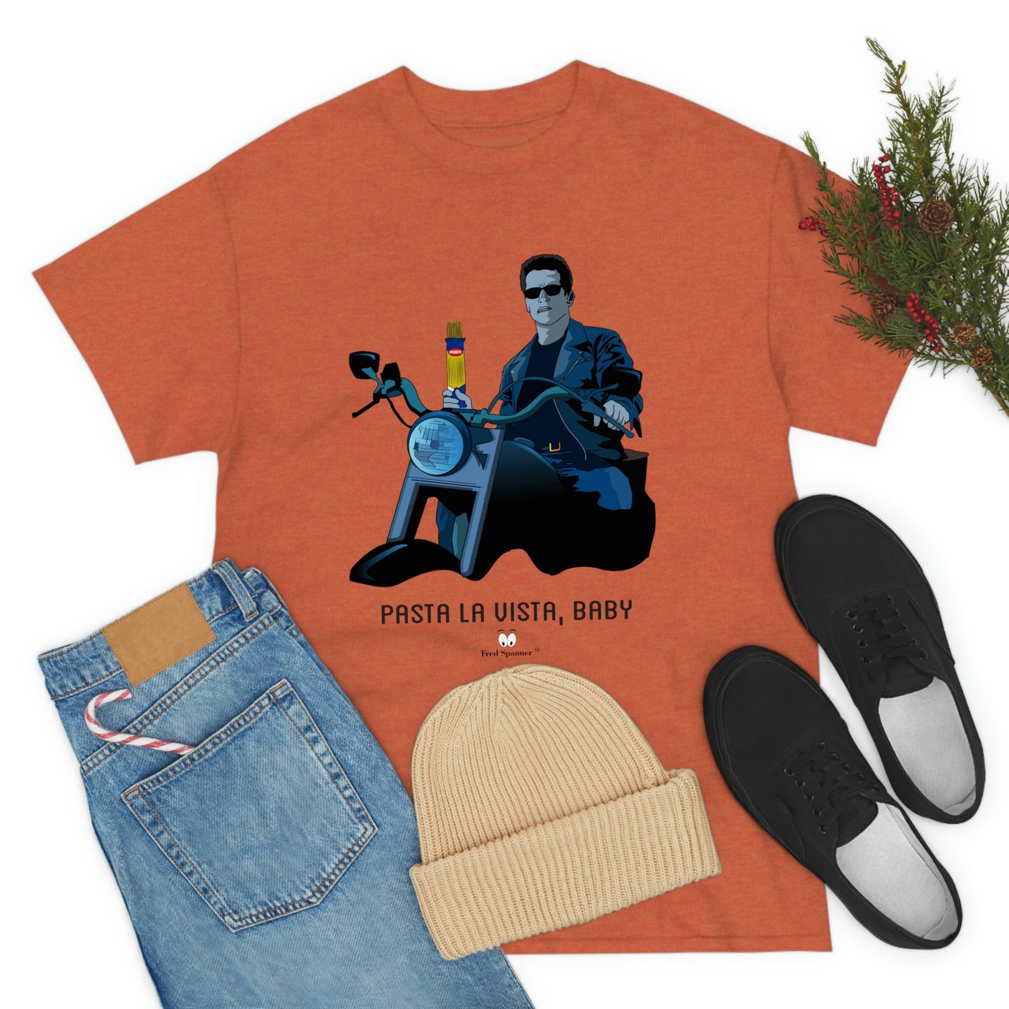 Pasta La Vista, Baby- Heavy Cotton Tee