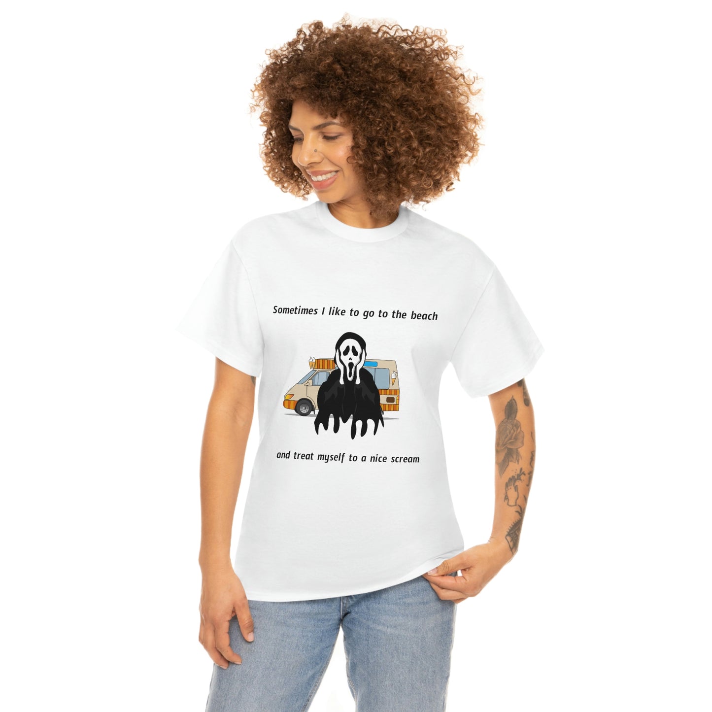 Nice Scream- Unisex Heavy Cotton Tee