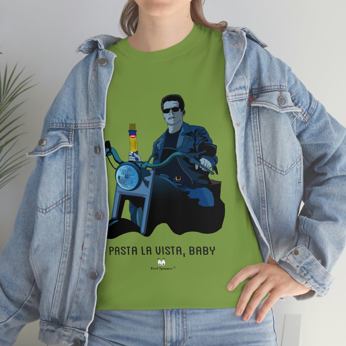 Pasta La Vista, Baby- Heavy Cotton Tee