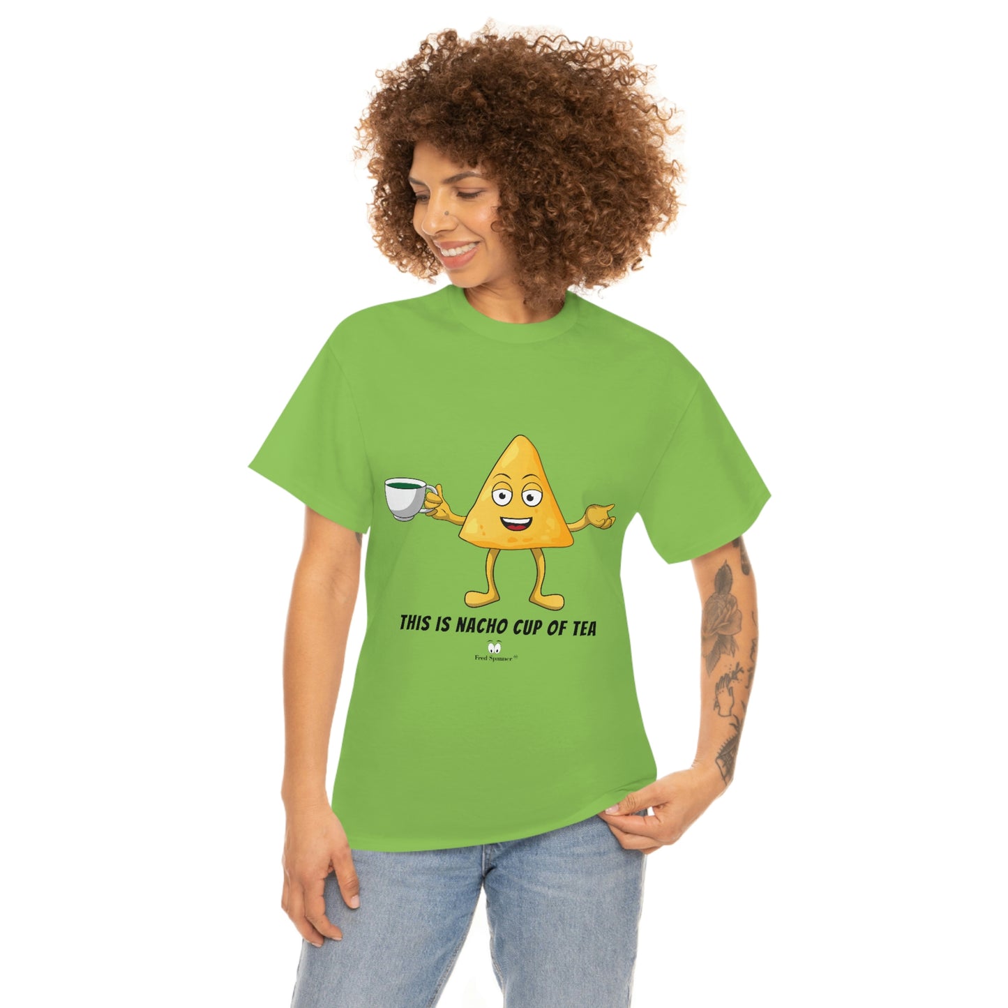 This is nacho cup of tea. Cotton Tee