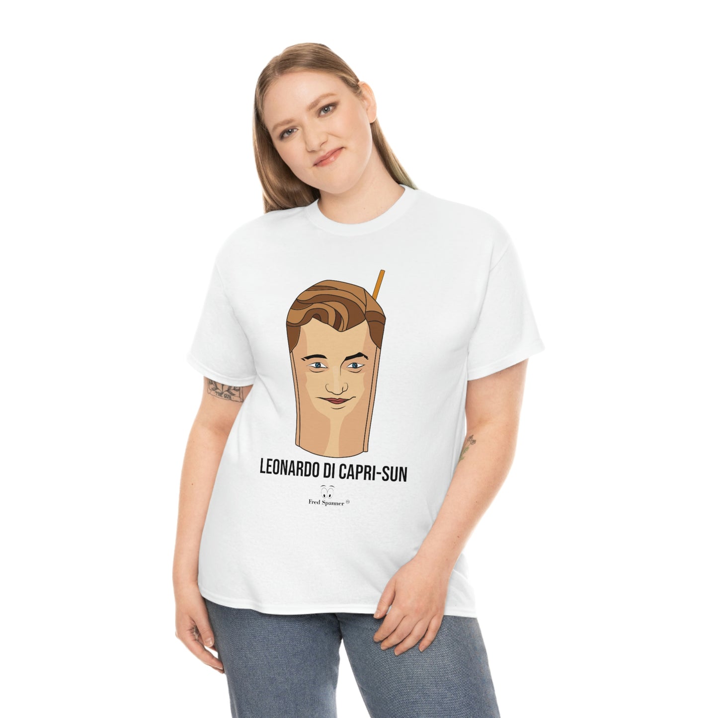 Leonardo Di Capri-Sun Unisex Heavy Cotton Tee
