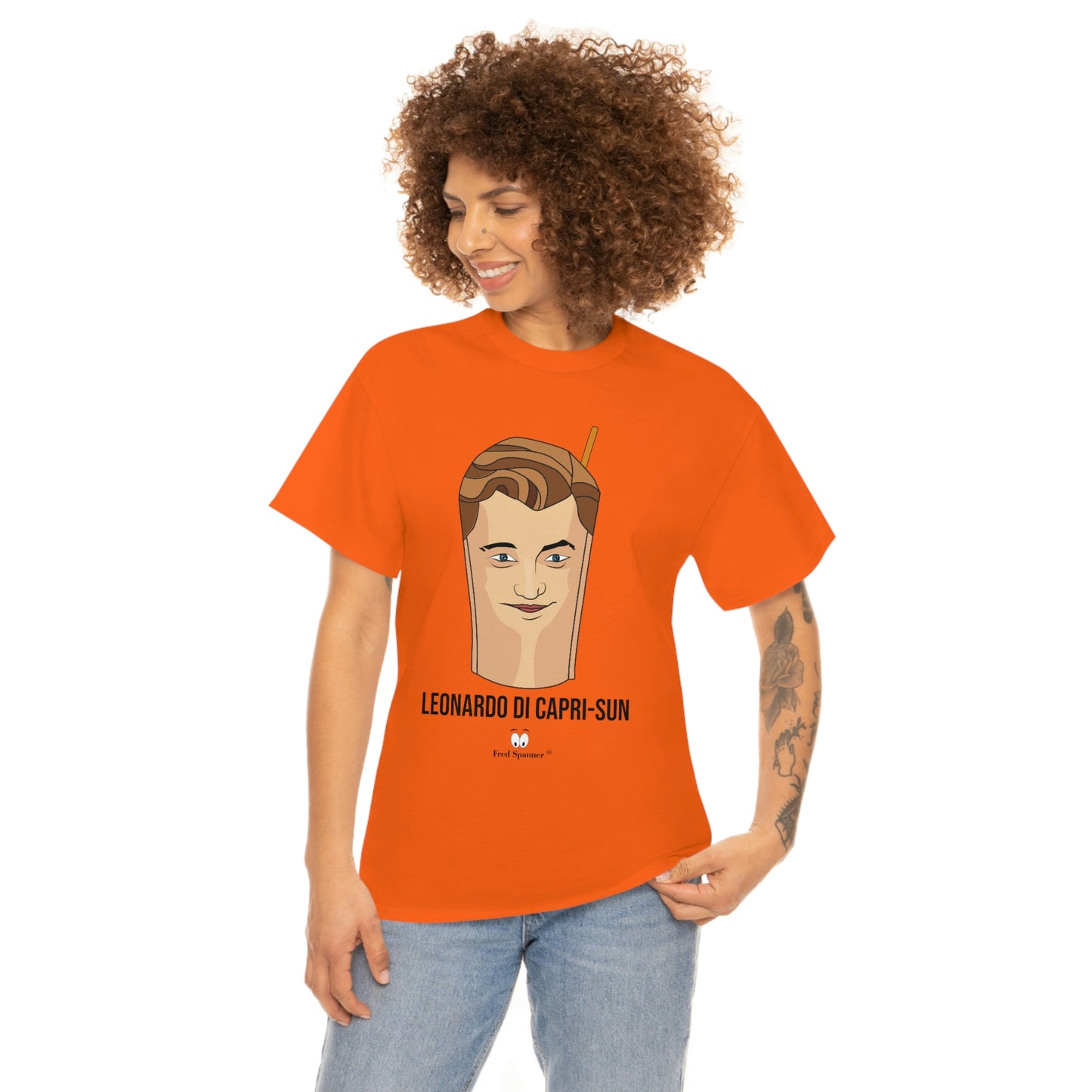 Leonardo Di Capri-Sun Unisex Heavy Cotton Tee