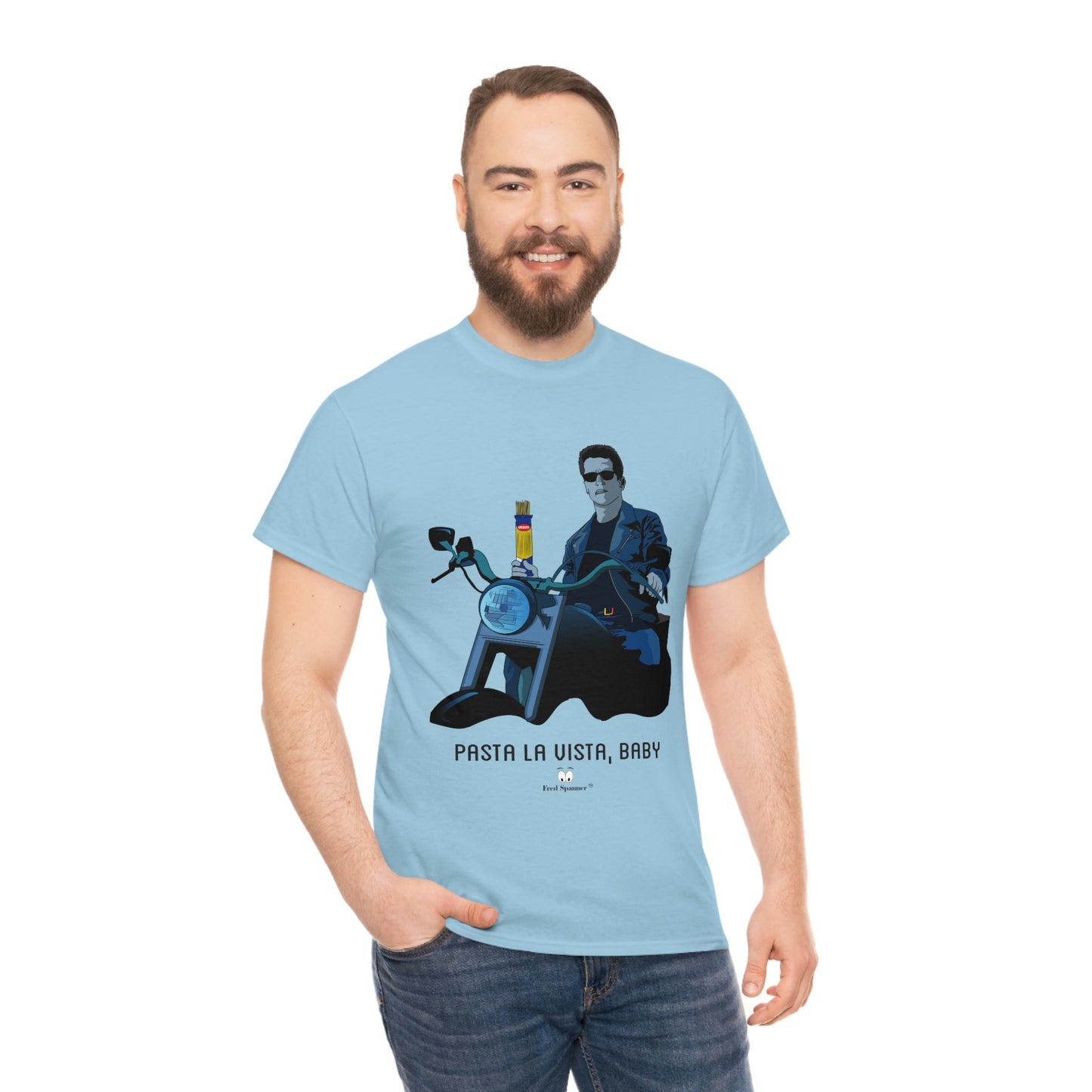 Pasta La Vista, Baby- Heavy Cotton Tee
