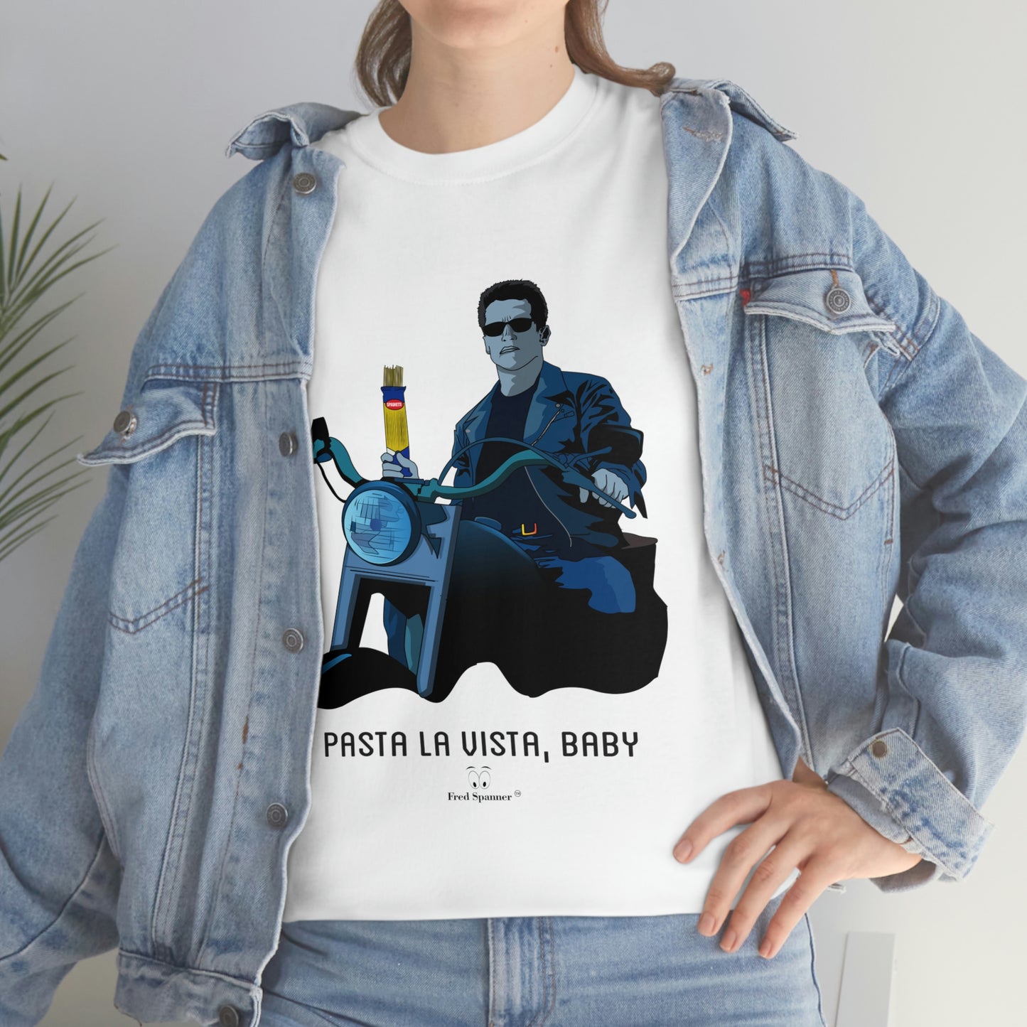 Pasta La Vista, Baby- Heavy Cotton Tee