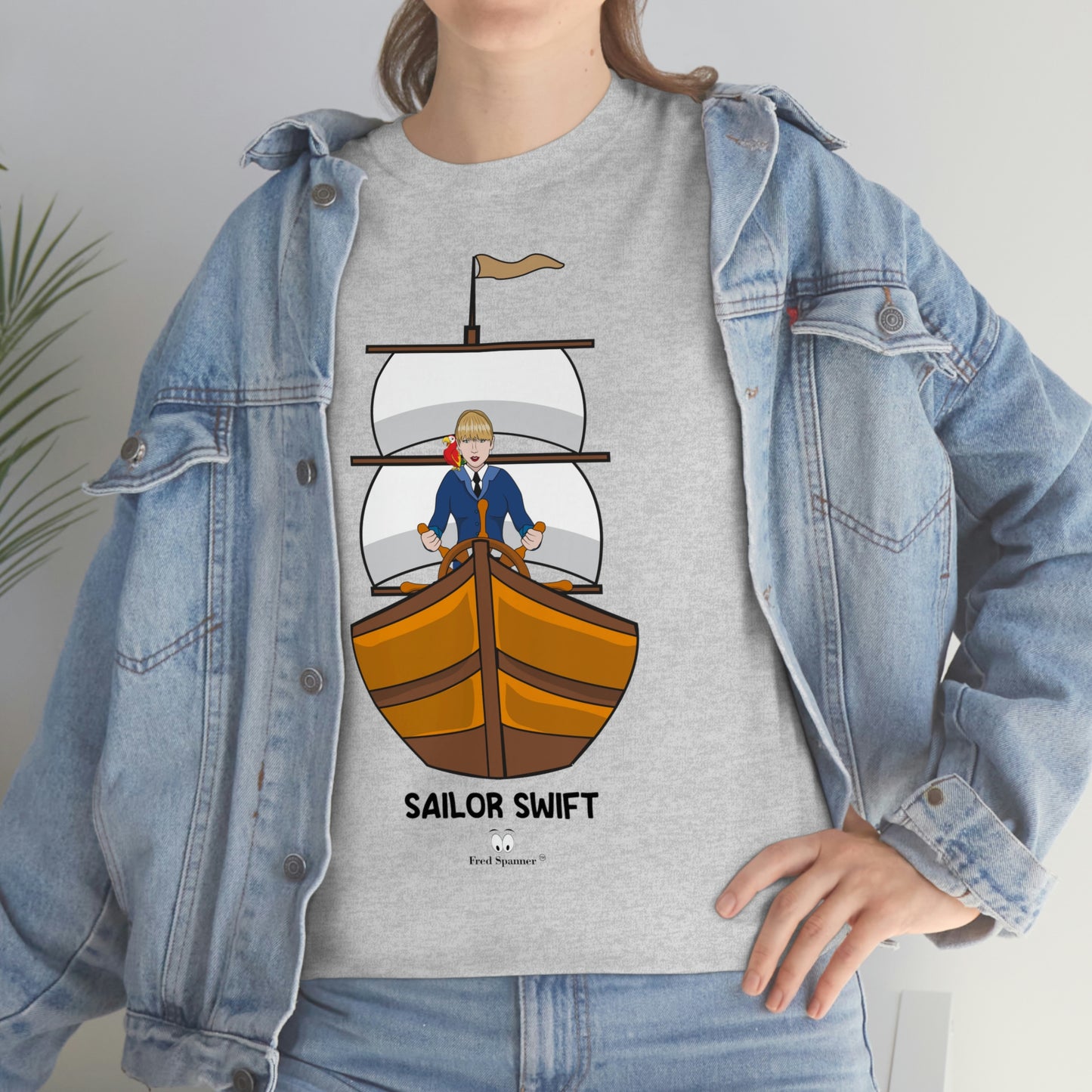 Sailor Swift Unisex Heavy Cotton Tee