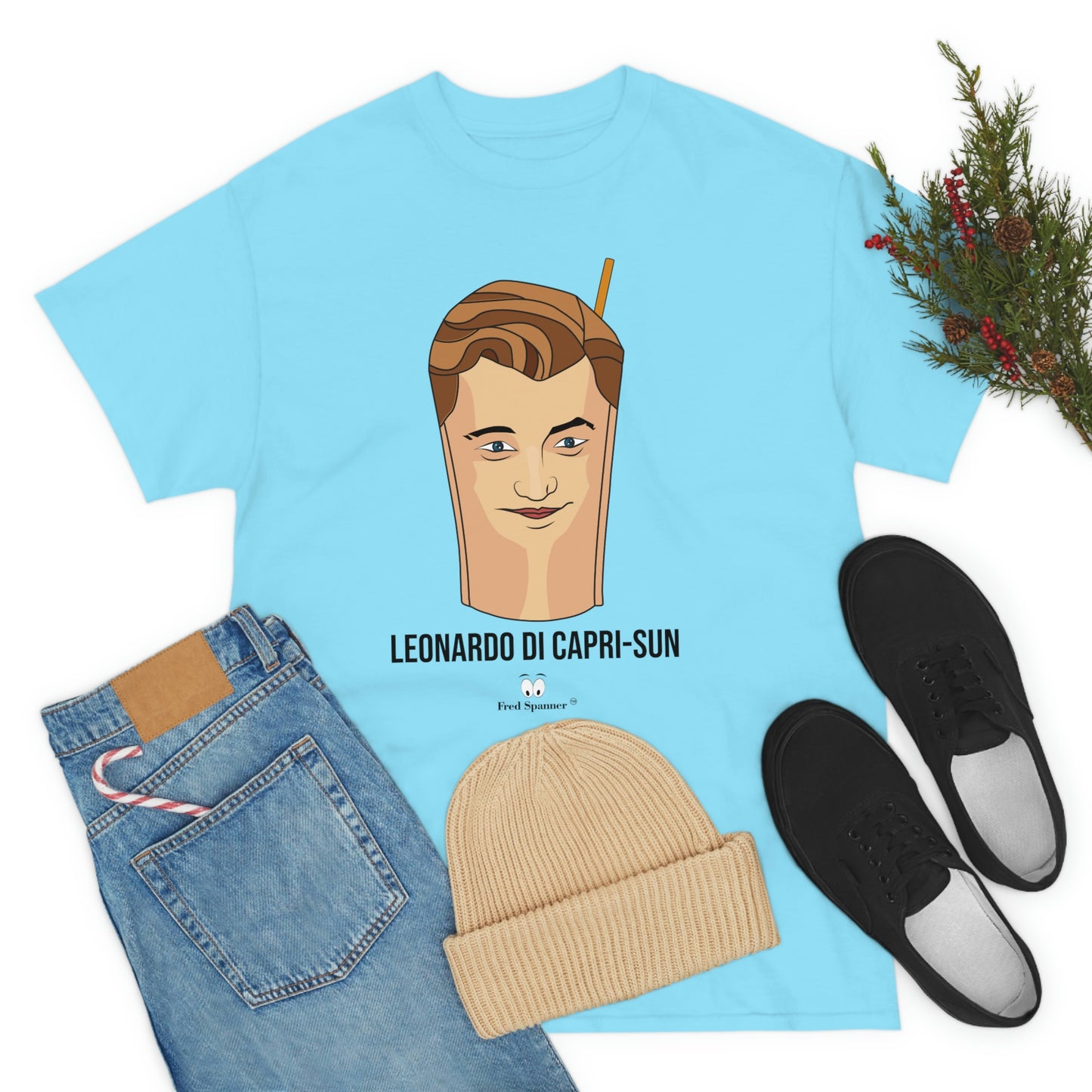 Leonardo Di Capri-Sun Unisex Heavy Cotton Tee