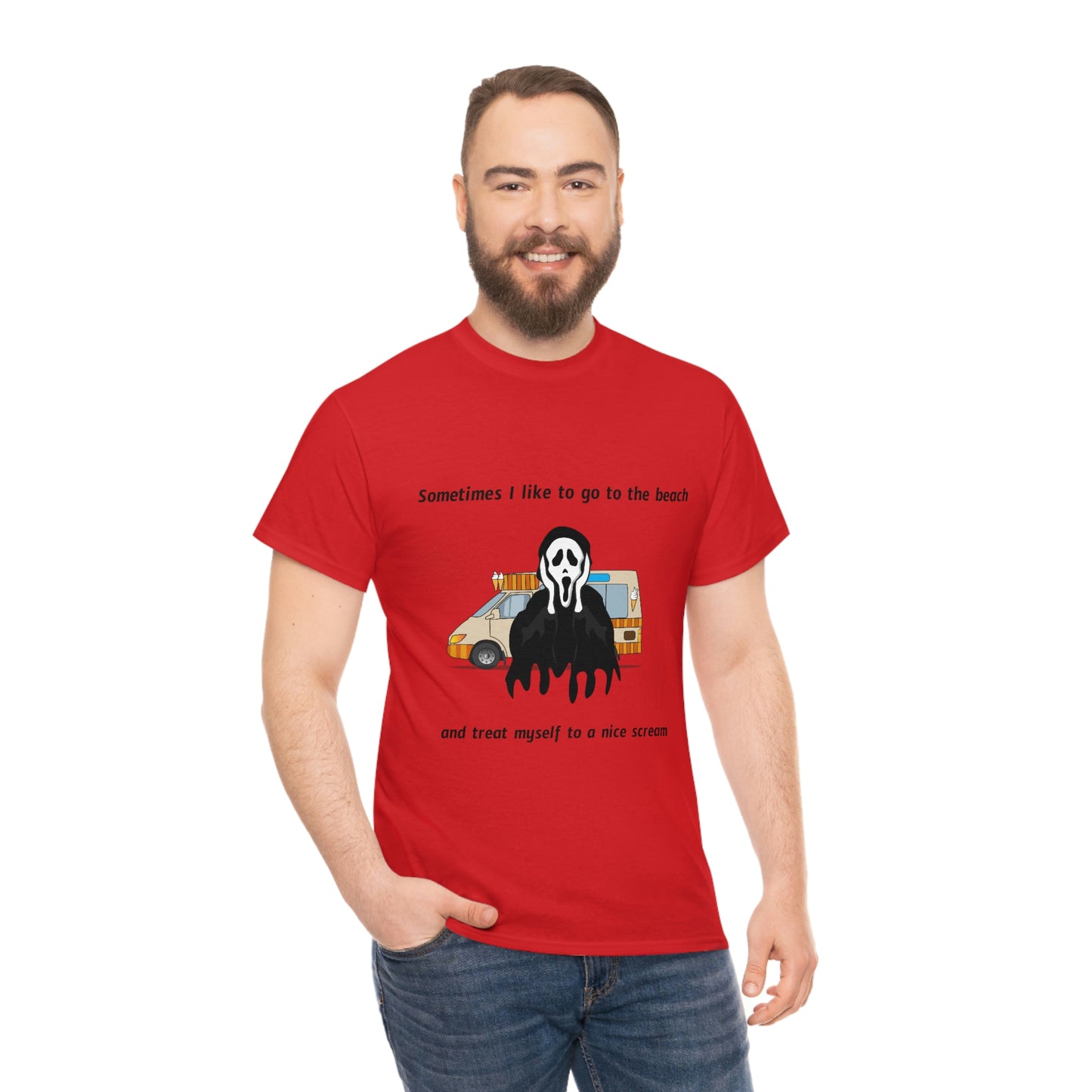 Nice Scream- Unisex Heavy Cotton Tee