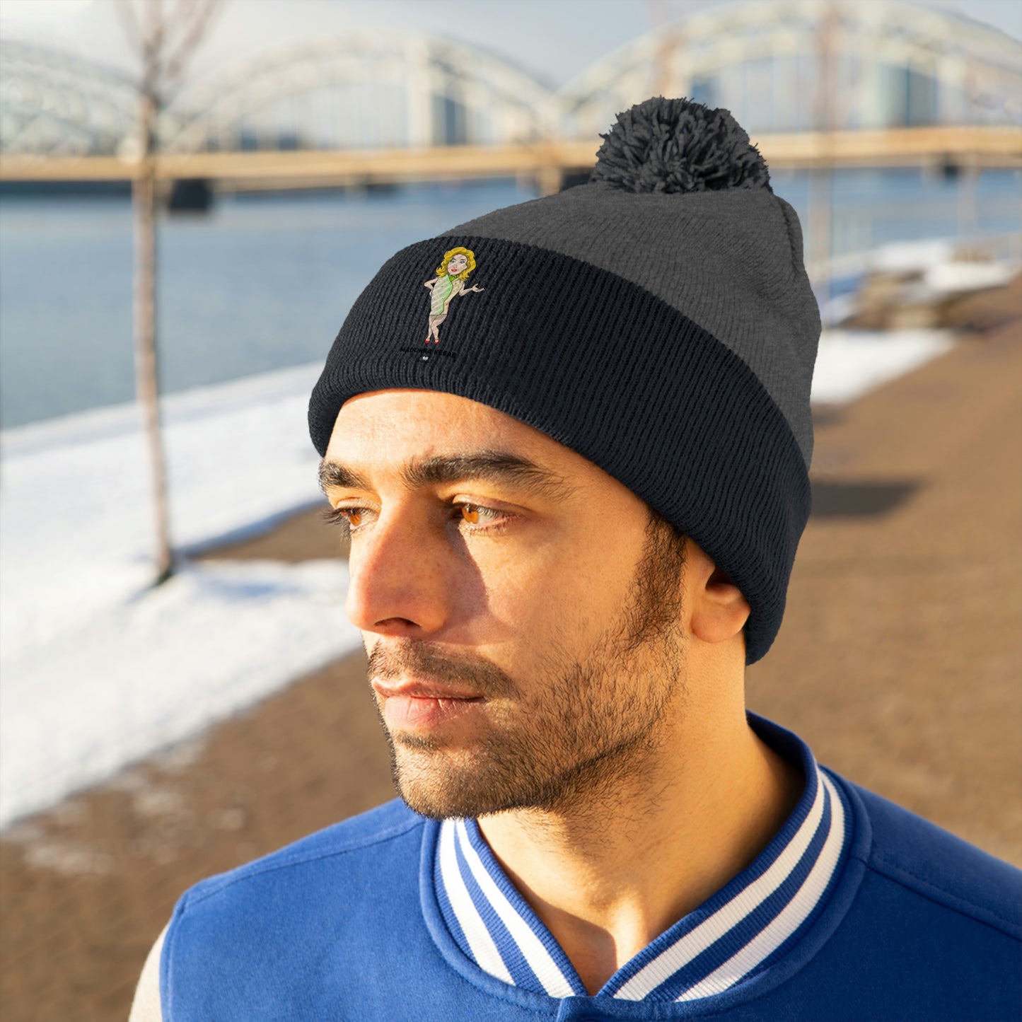 Madonna Kebab Pom Pom Beanie