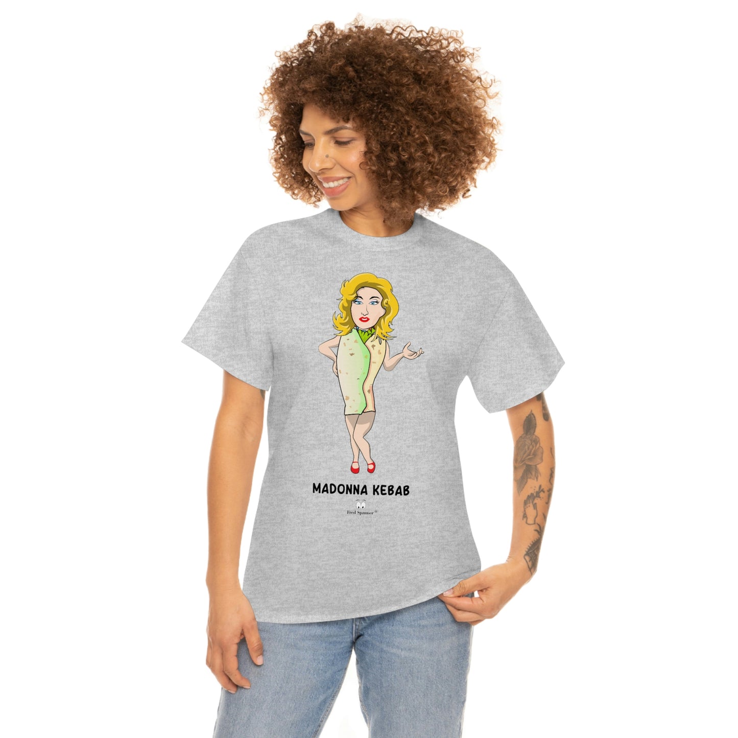 Madonna Kebab Unisex Heavy Cotton Tee