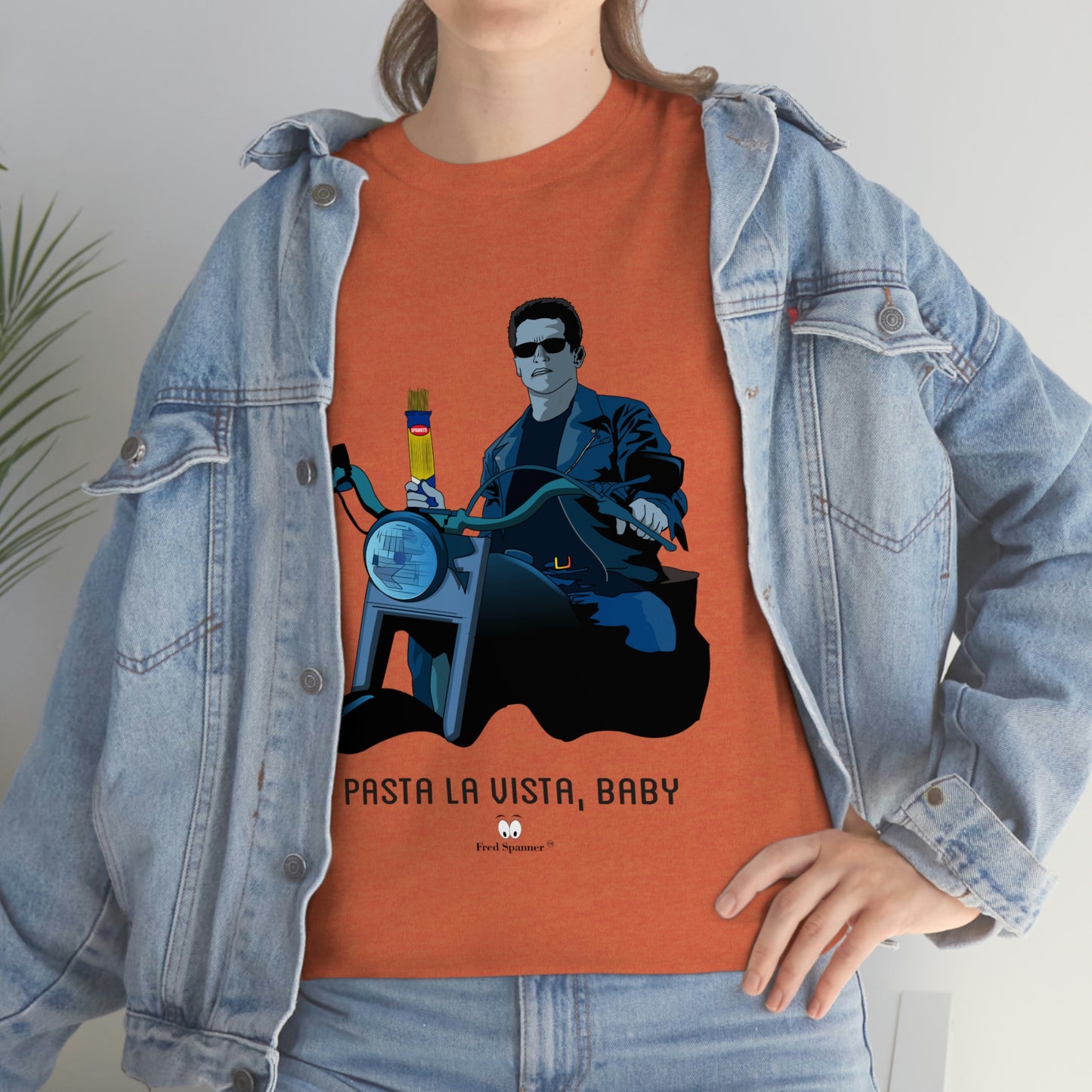 Pasta La Vista, Baby- Heavy Cotton Tee