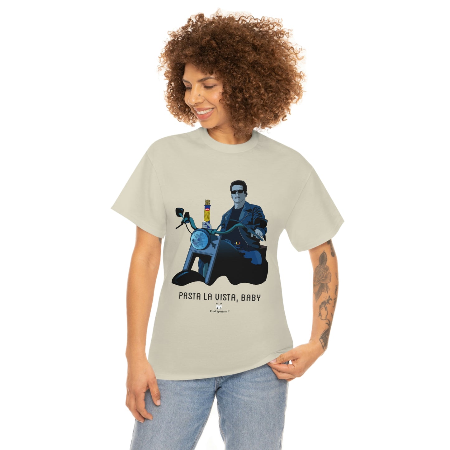 Pasta La Vista, Baby- Heavy Cotton Tee