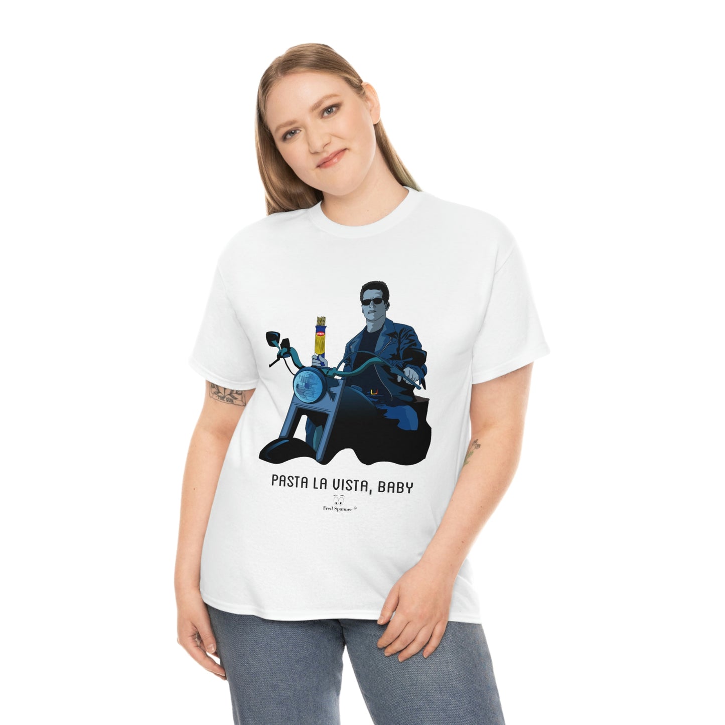 Pasta La Vista, Baby- Heavy Cotton Tee