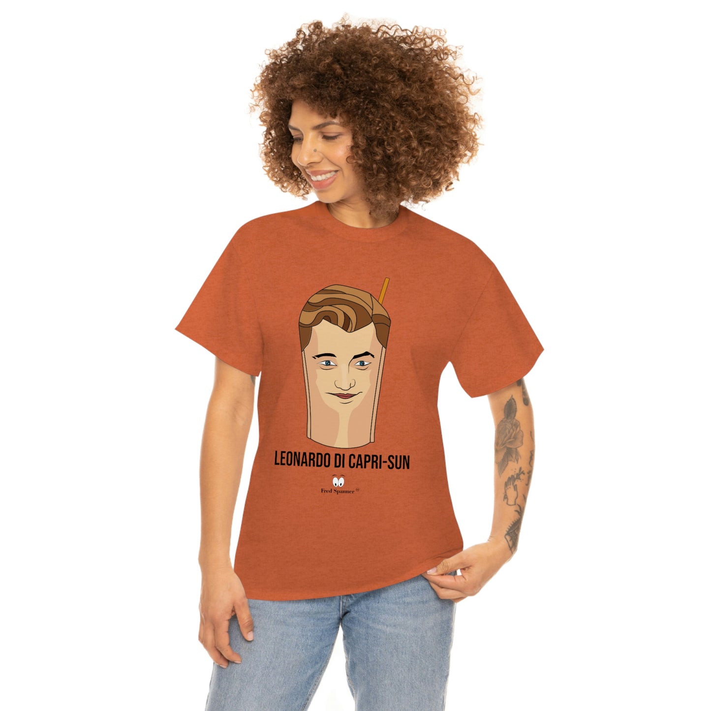 Leonardo Di Capri-Sun Unisex Heavy Cotton Tee