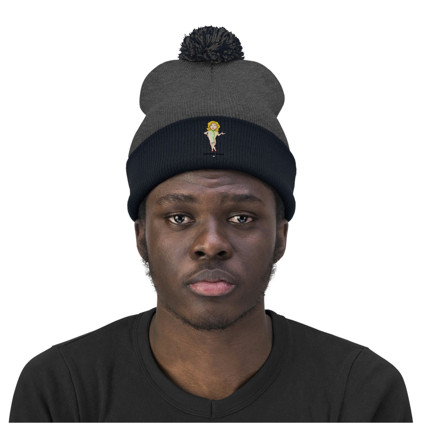 Madonna Kebab Pom Pom Beanie