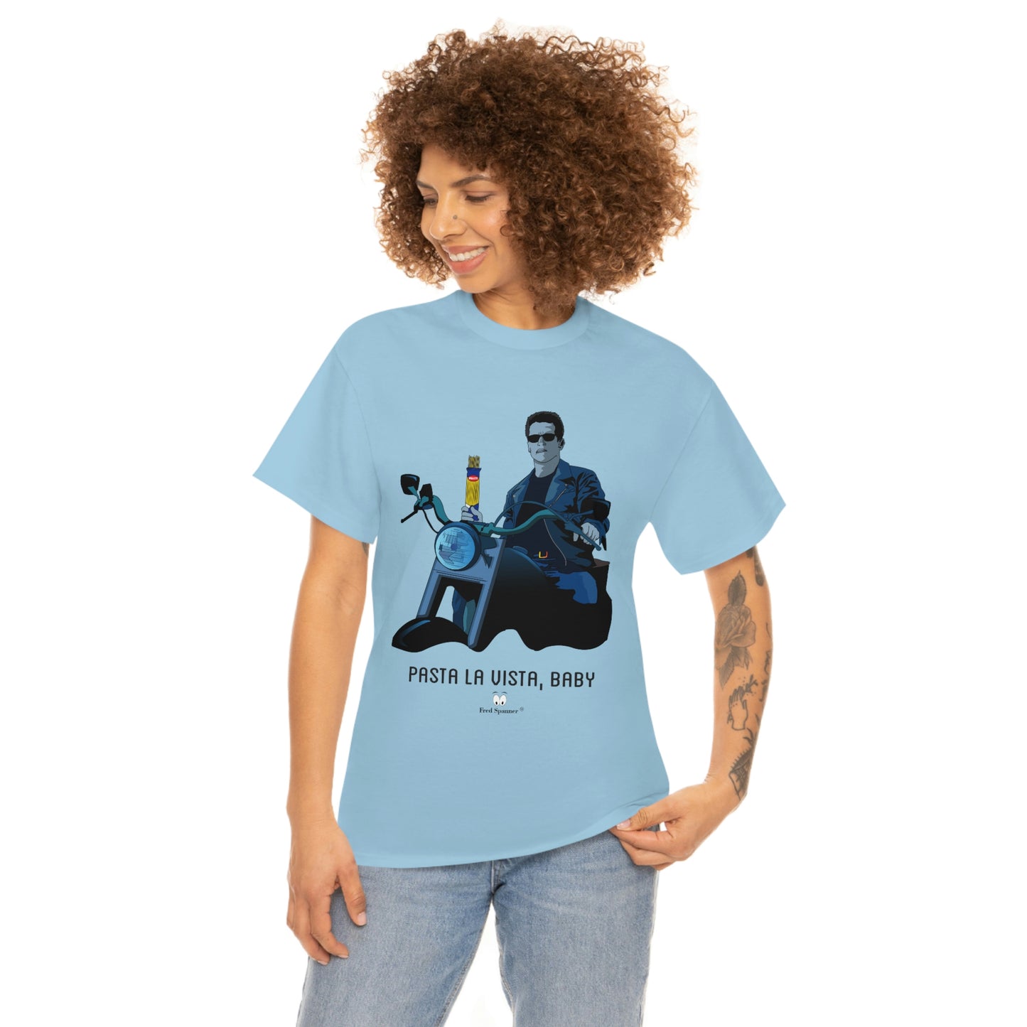 Pasta La Vista, Baby- Heavy Cotton Tee