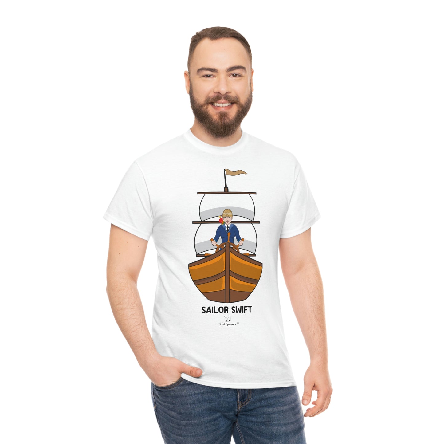 Sailor Swift Unisex Heavy Cotton Tee