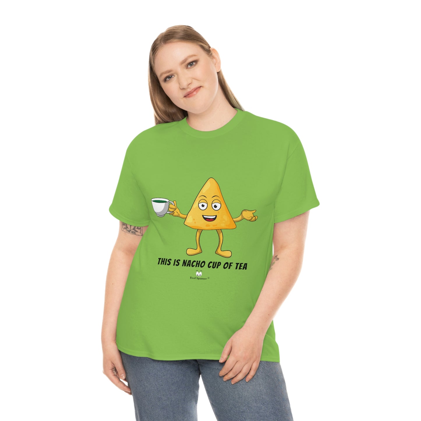 This is nacho cup of tea. Cotton Tee