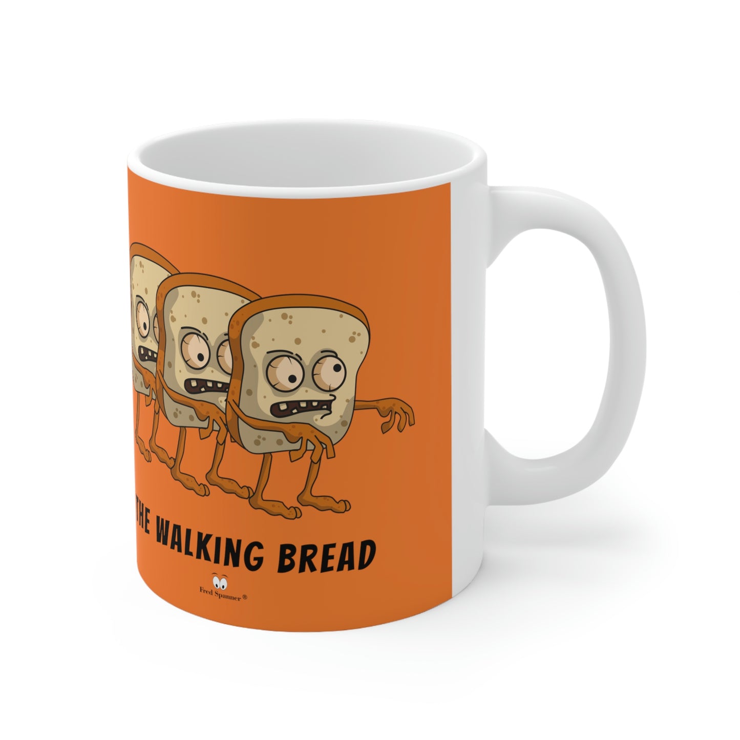 The Walking Bread- Ceramic Coffee Cup